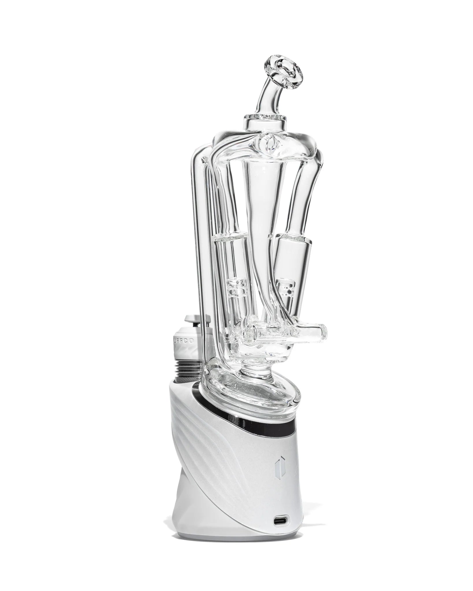 Puffco V-Twin Dual Uptake Recycler by Nib Glass