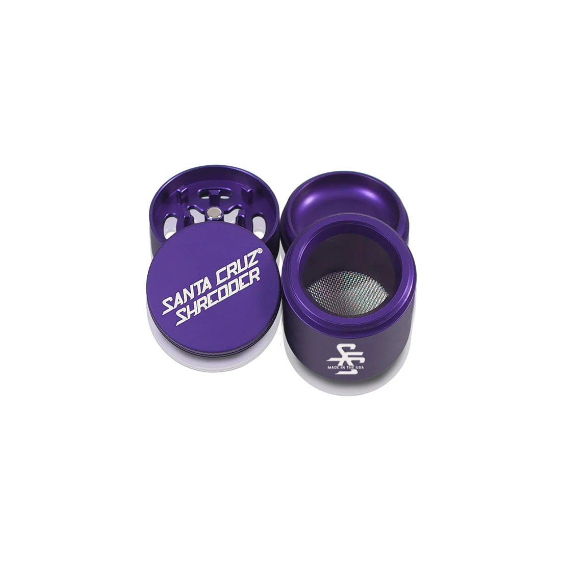 "Traveler" Aluminum 4 Piece Small Herb Grinder by