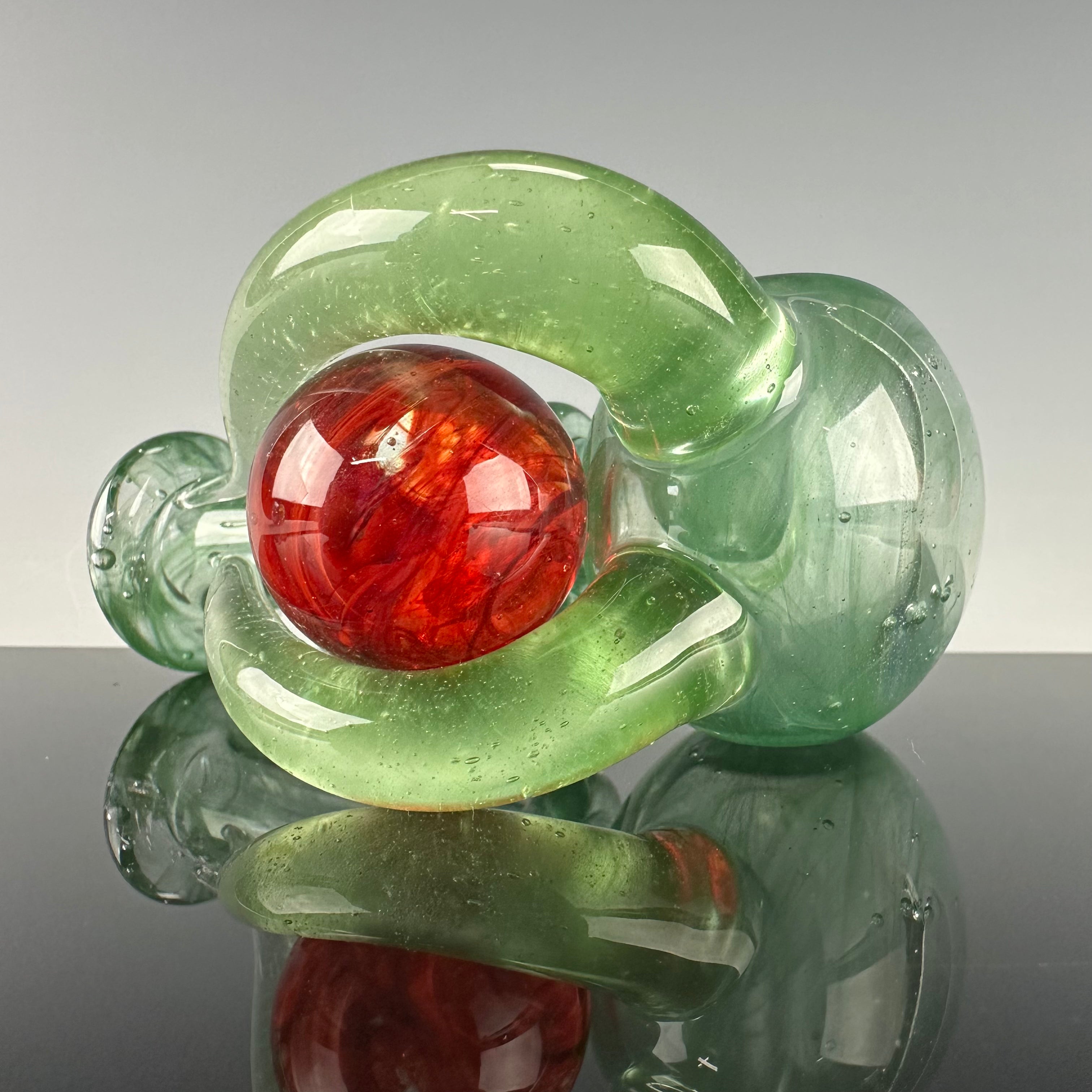 "Marble Spinner" Handpipe by Xen Glass