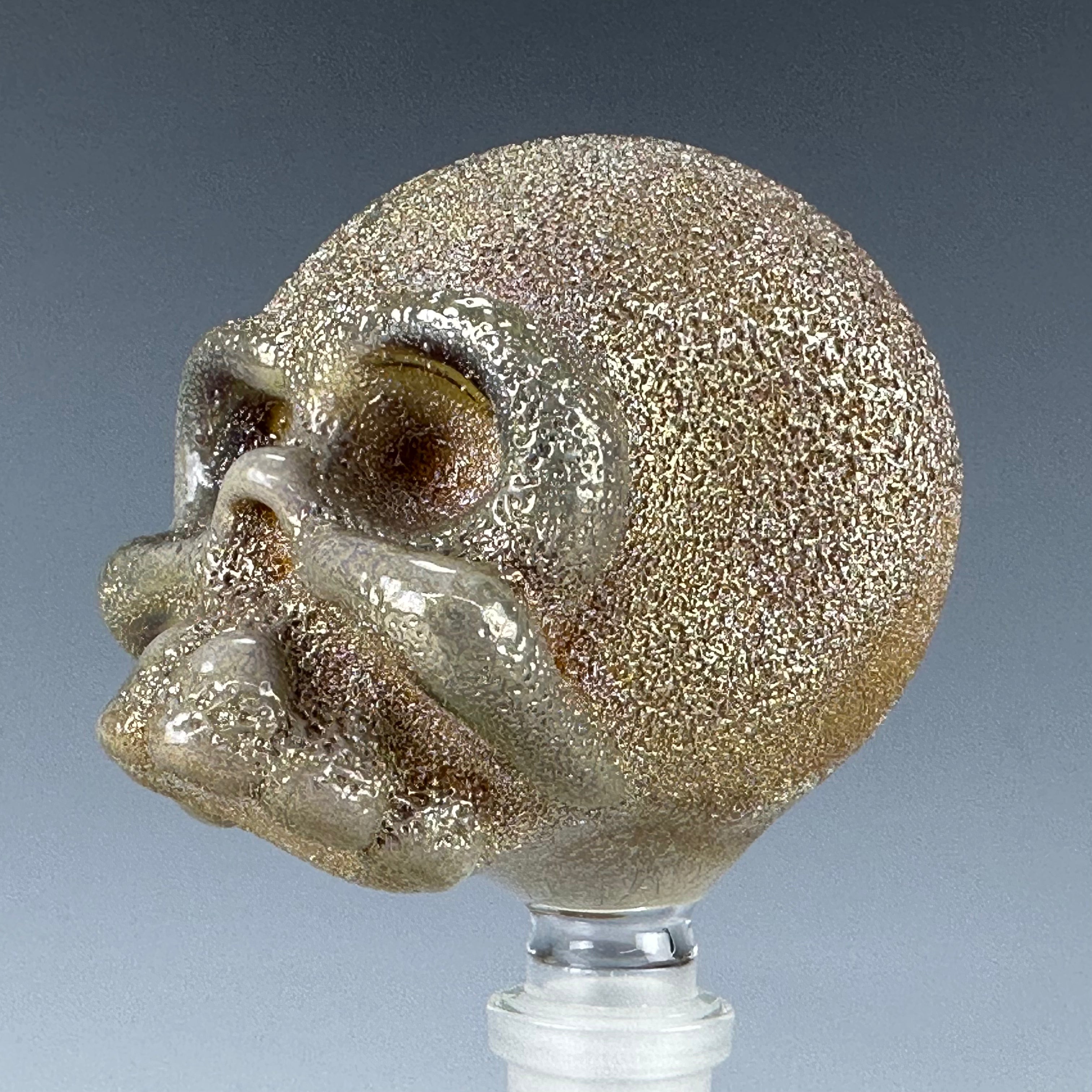 Textured Skull Bowl by Unknown