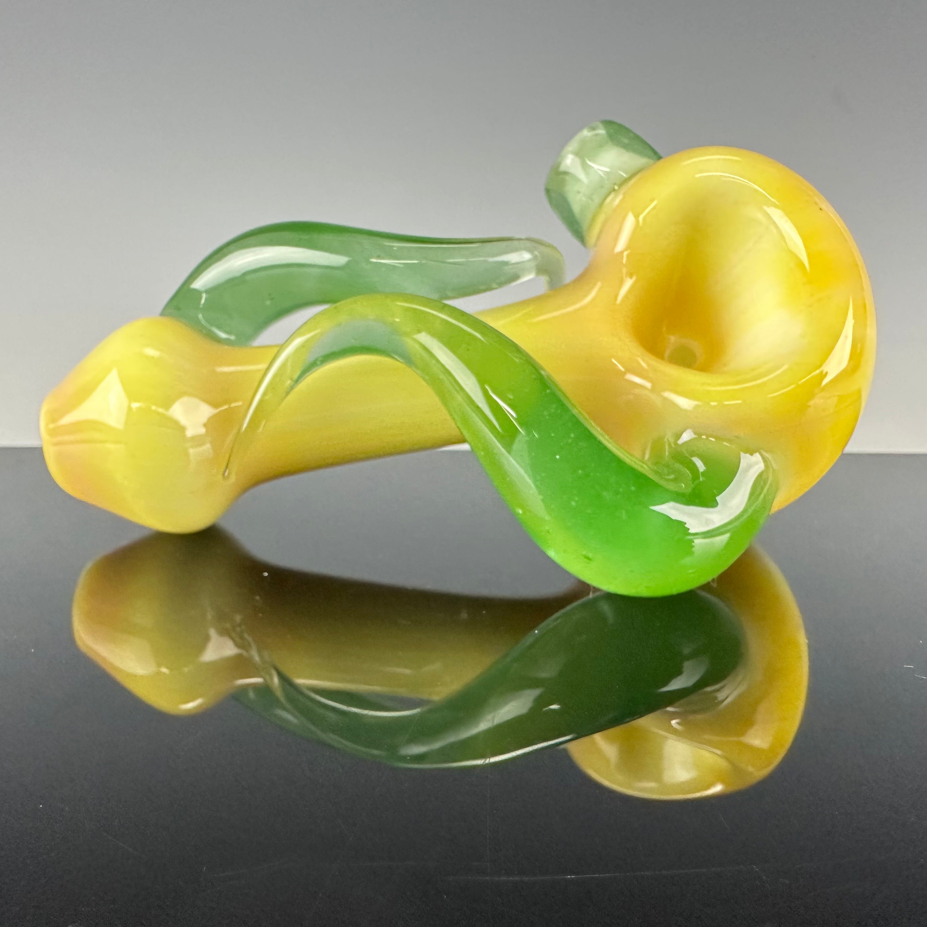 Horned Handpipe by Xen Glass