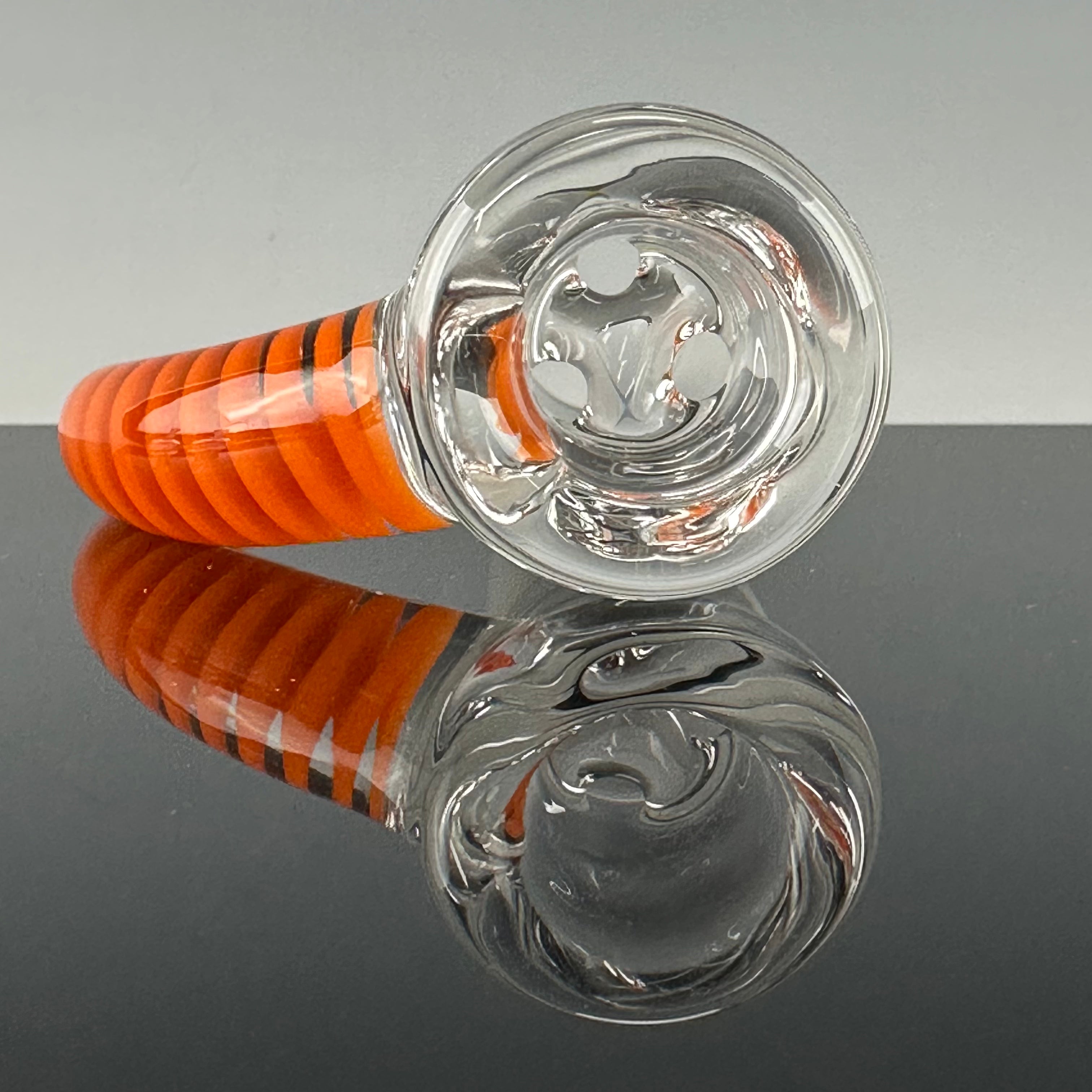 "Lava" Partial Accent 18mm 3 Hole Slide by Moose Glass