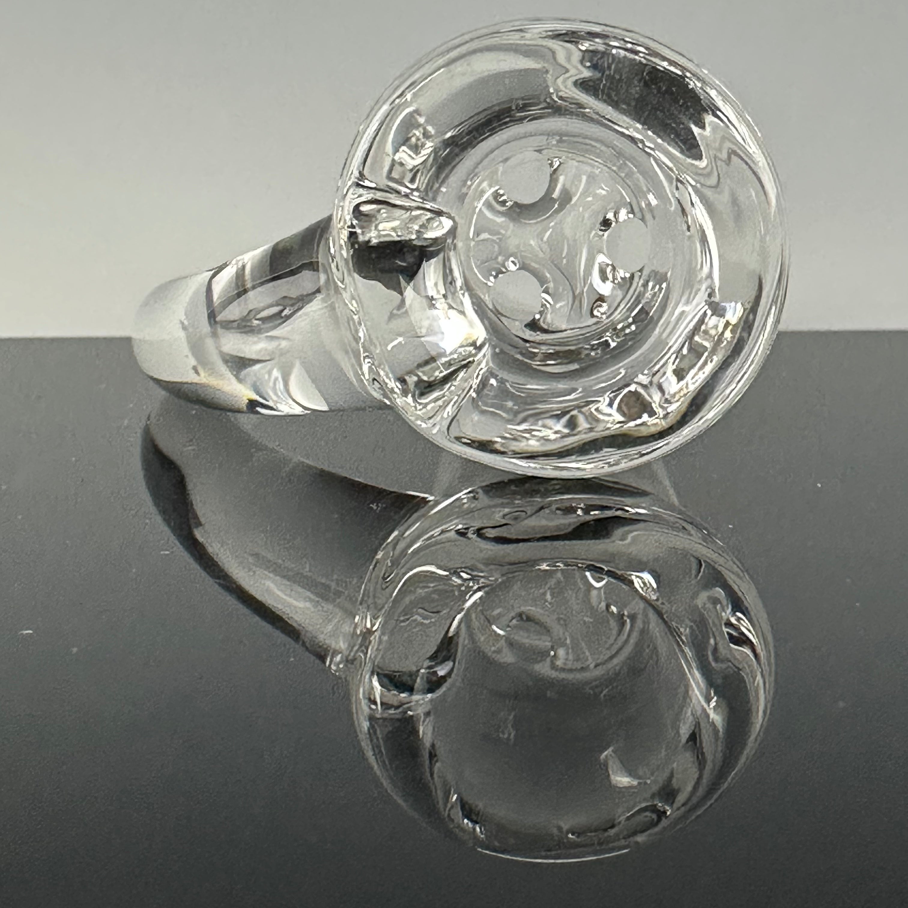 Clear 3 hole 18mm Slide by Moose Glass