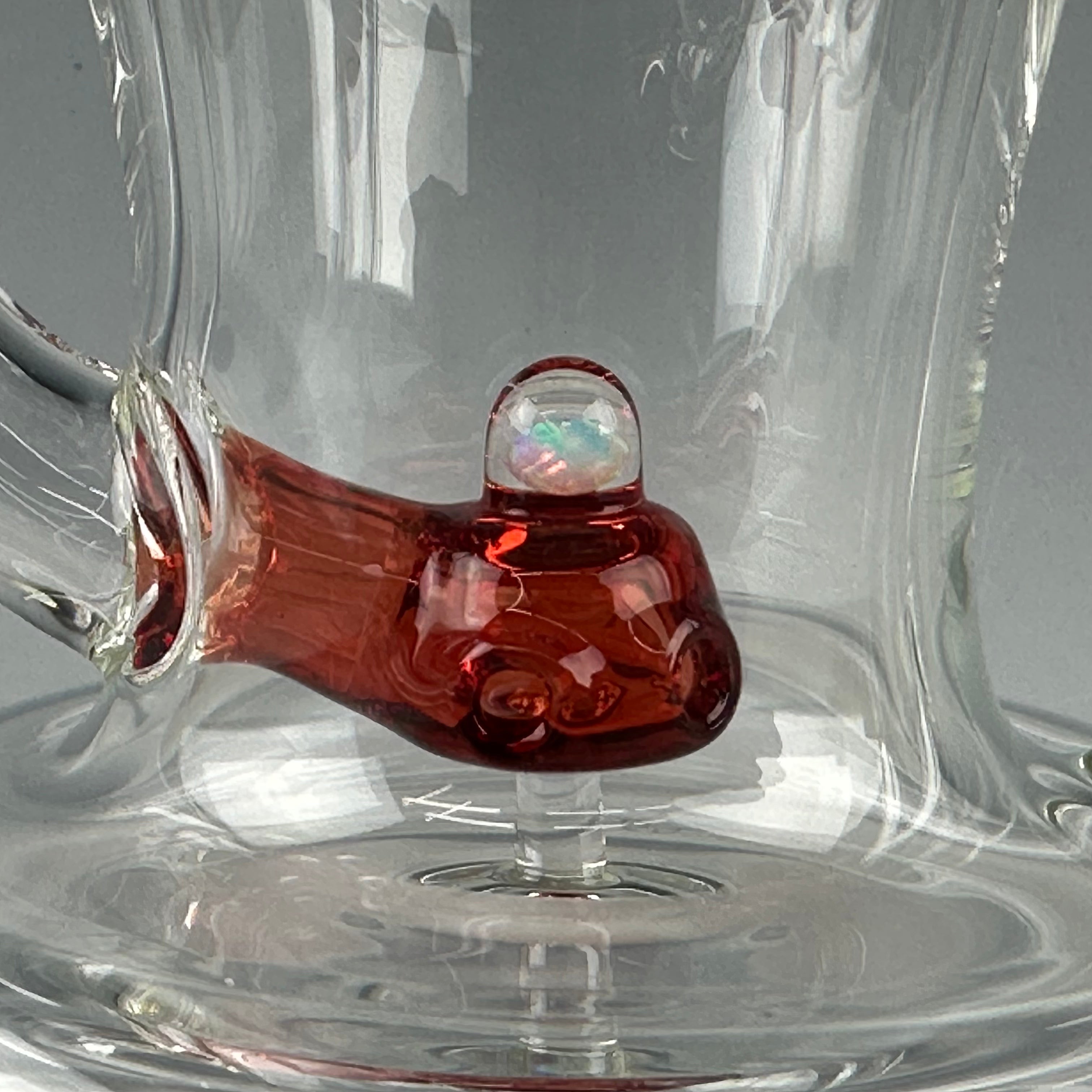 "Ruby Slippers (Over) Lemon Drop w/ Pomegranate accents" Deluxe "Spoolcycler" Vertical Recycler by Dohn Joe