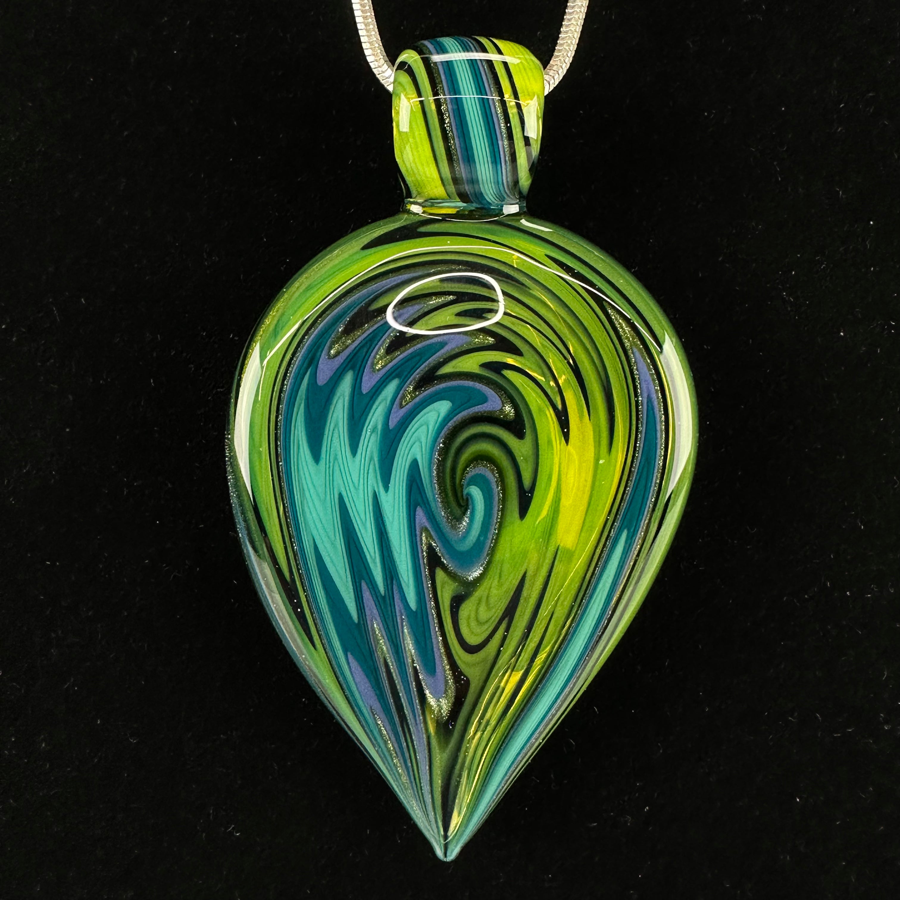 Wig Wag Pendant by Vigil Glass