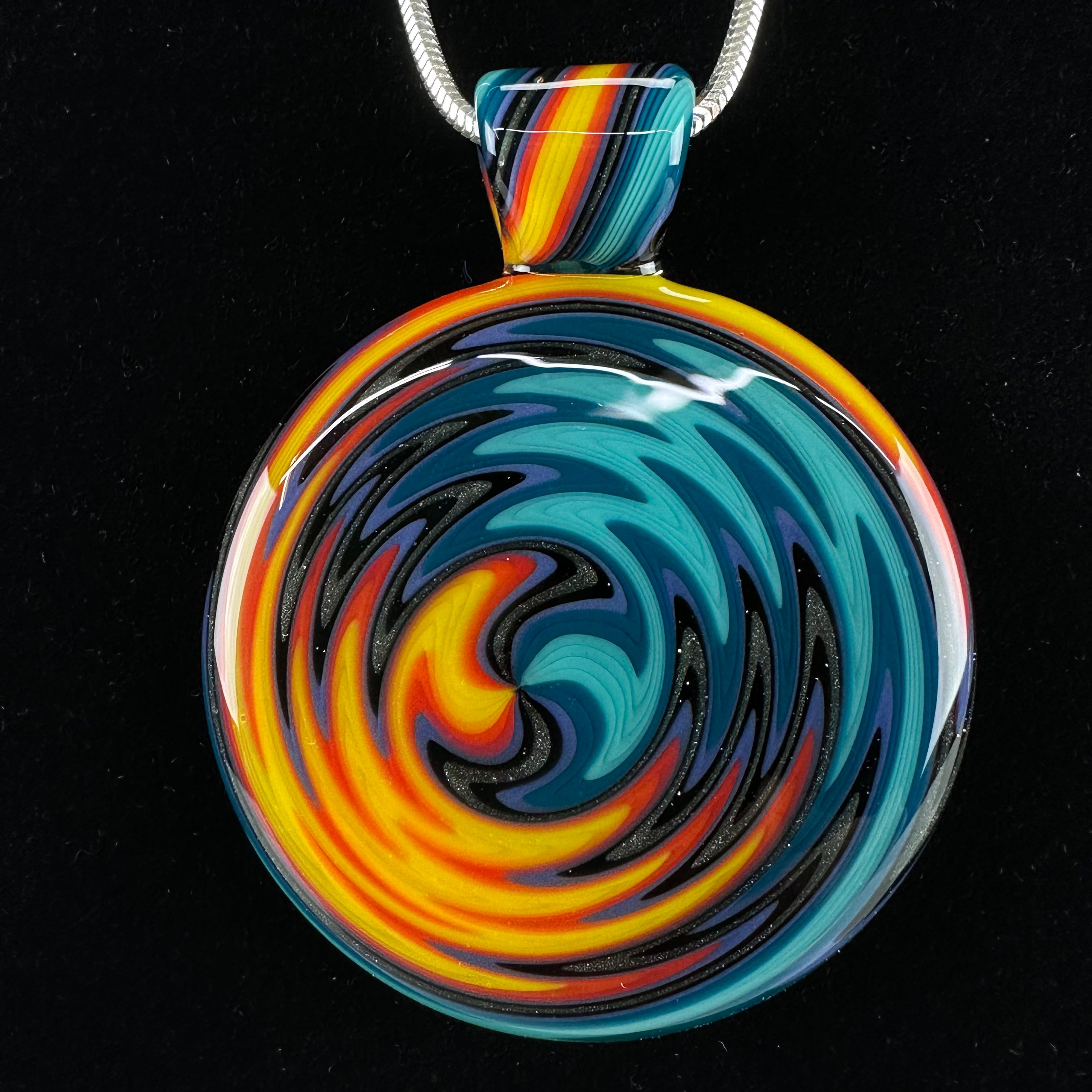 Wig Wag Pendant by Vigil Glass