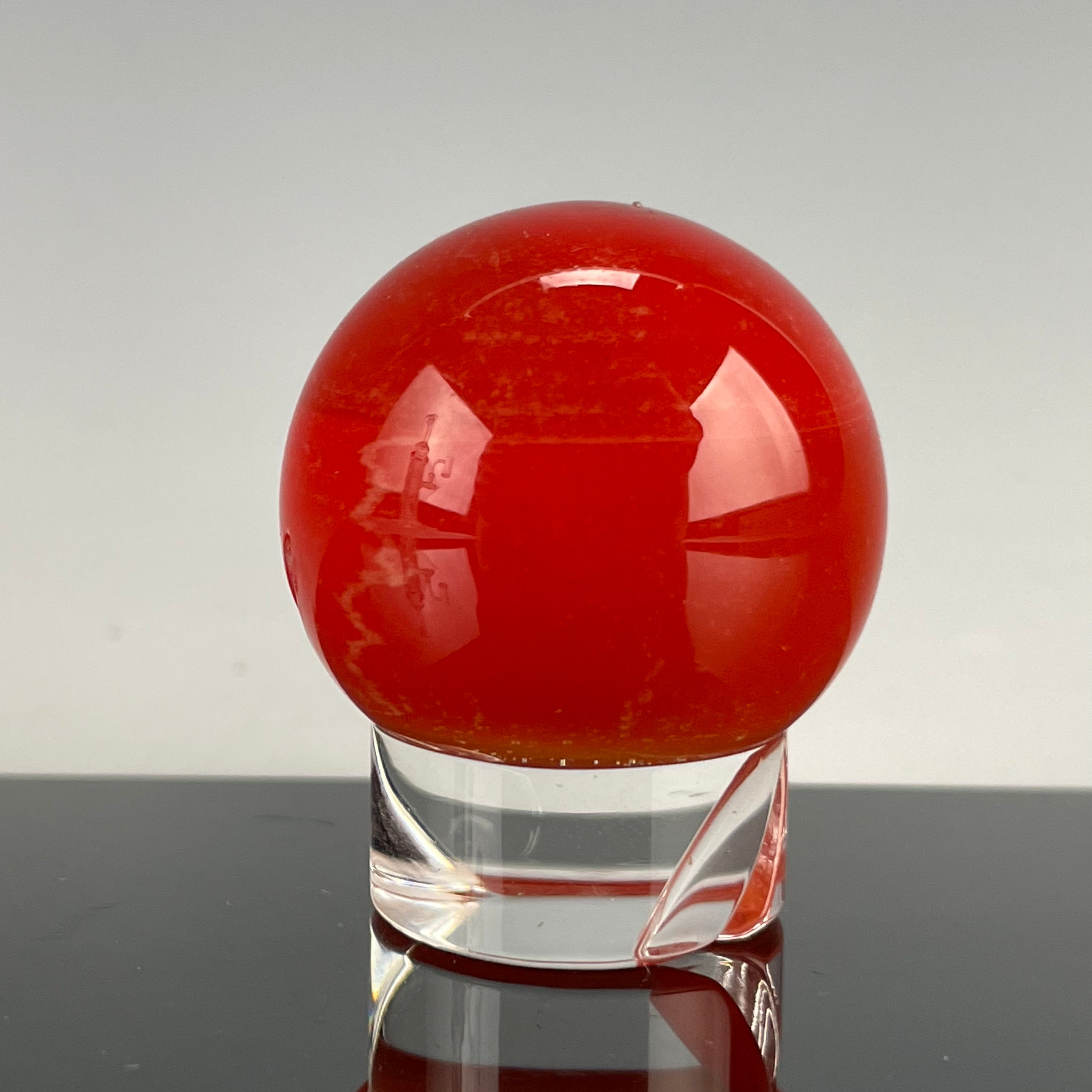 "Hot Sauce" Glass Marble Spinner Cap by One Trick Pony