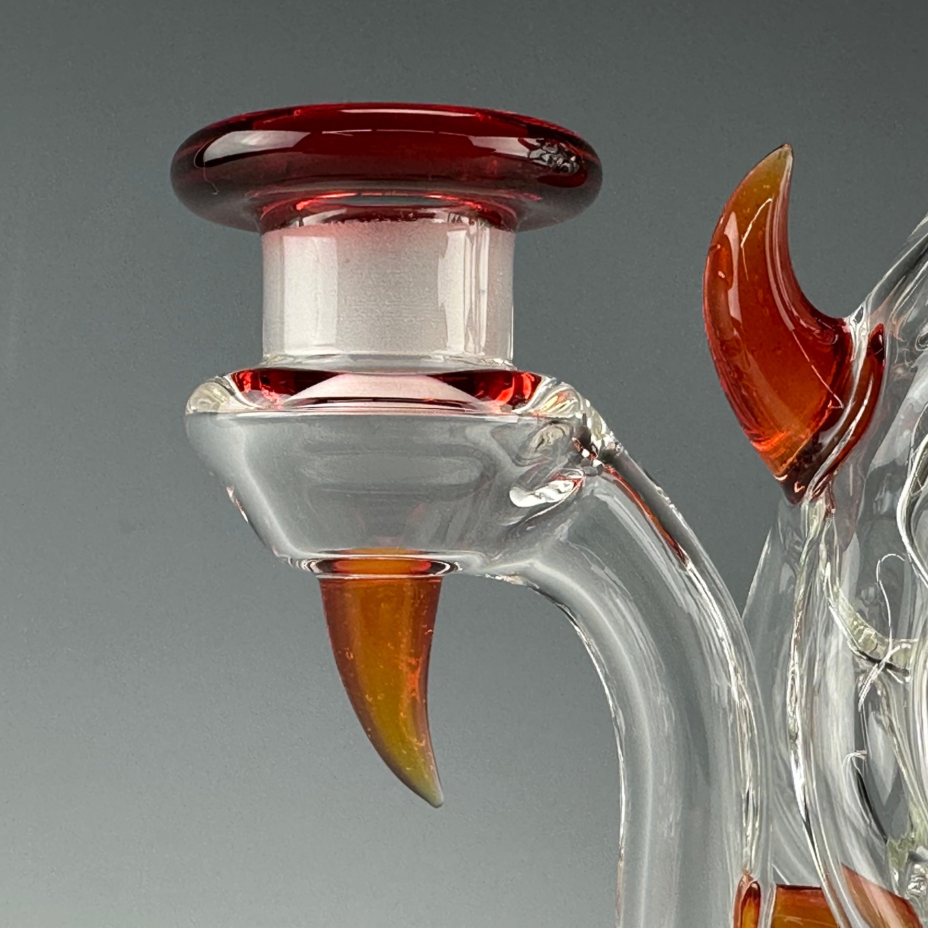 "Ruby Slippers (Over) Lemon Drop w/ Pomegranate accents" Deluxe "Spoolcycler" Vertical Recycler by Dohn Joe