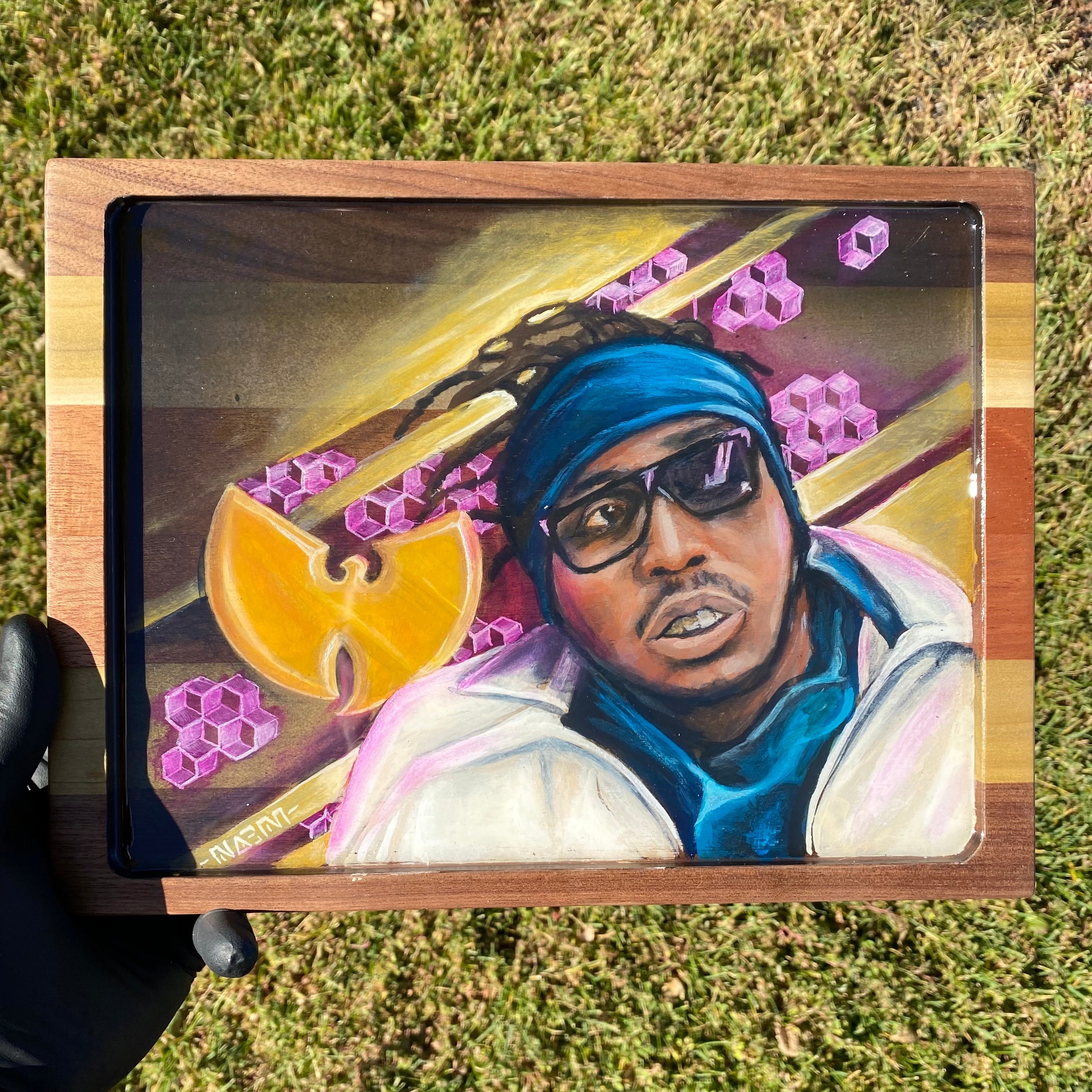 "Ol' Dirty Bastard" Rolling Tray by Funsnuf