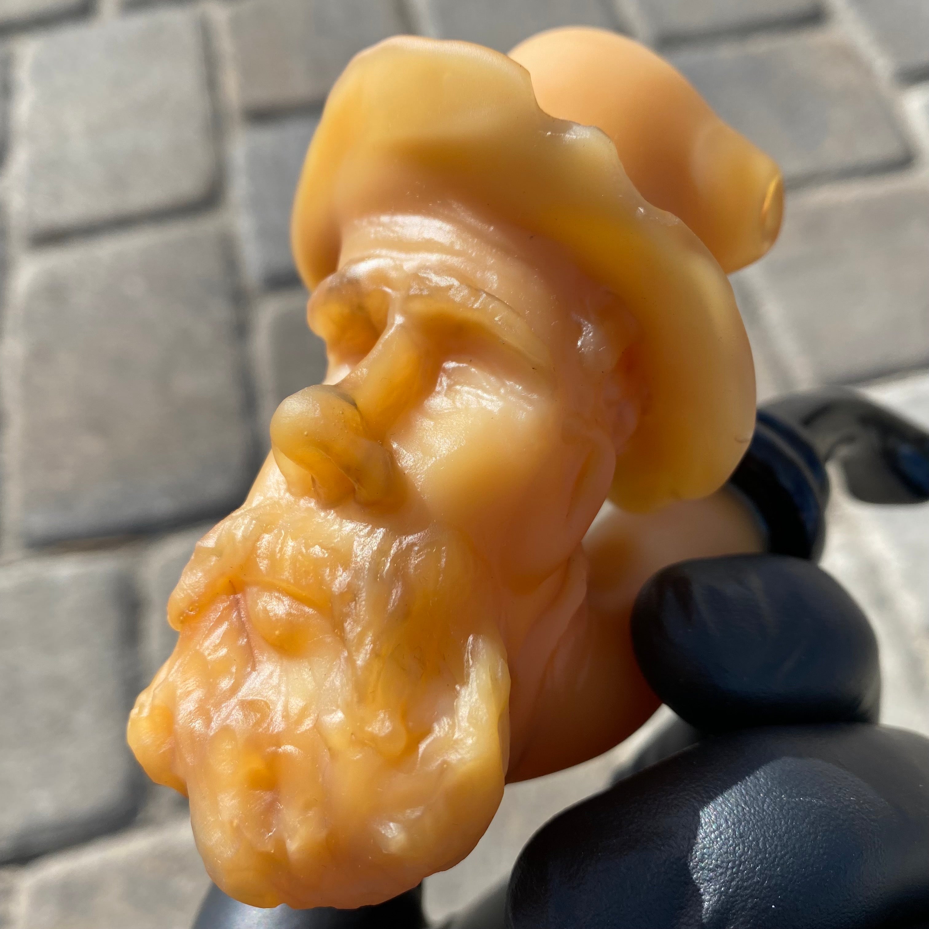Butter "Old TImer" #2 Sculpted Sherlock by JMass Glass