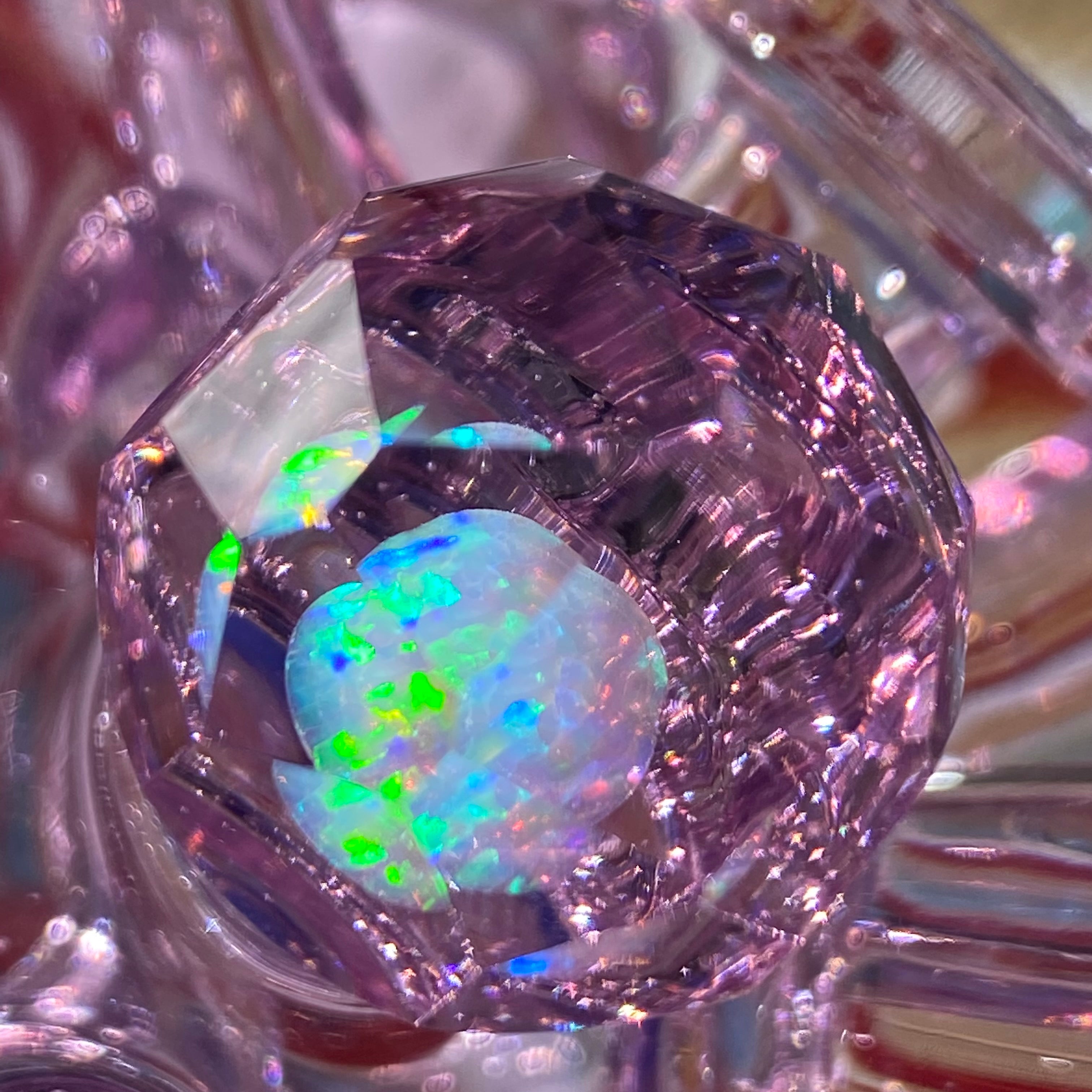 "Rose Quartz" Spore Rig by Jmass Glass