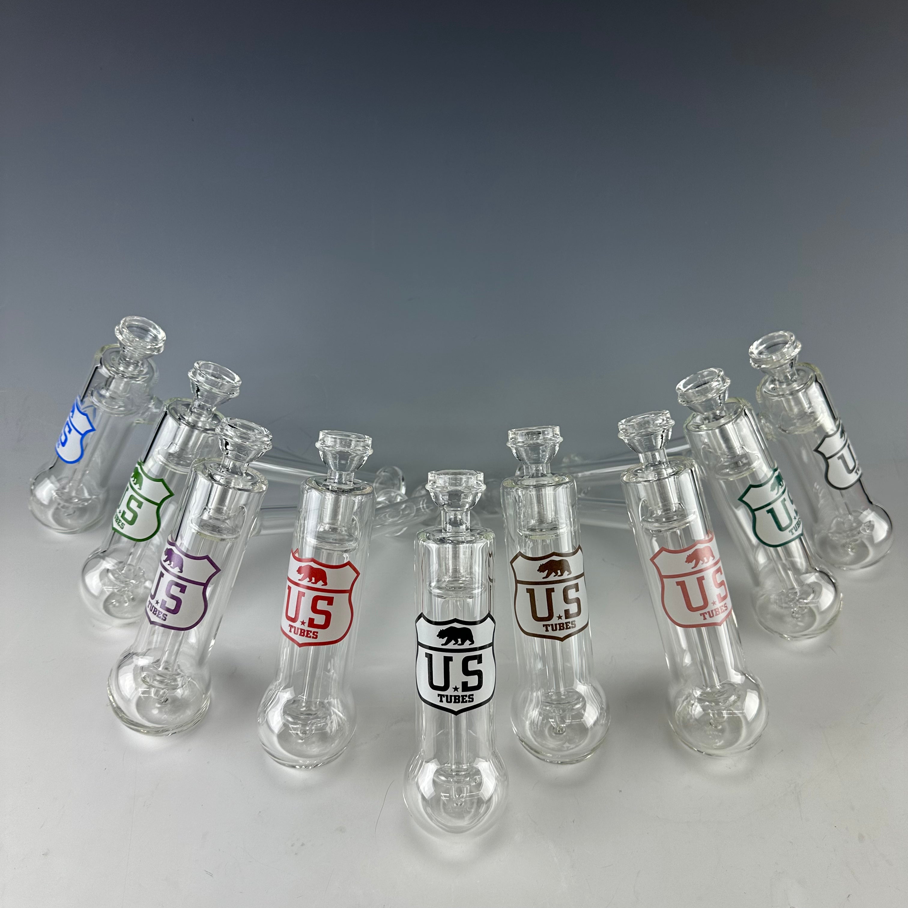 US Tubes (Dewar Joint) "Ufo Perc" Hammer Bubbler by US Tubes