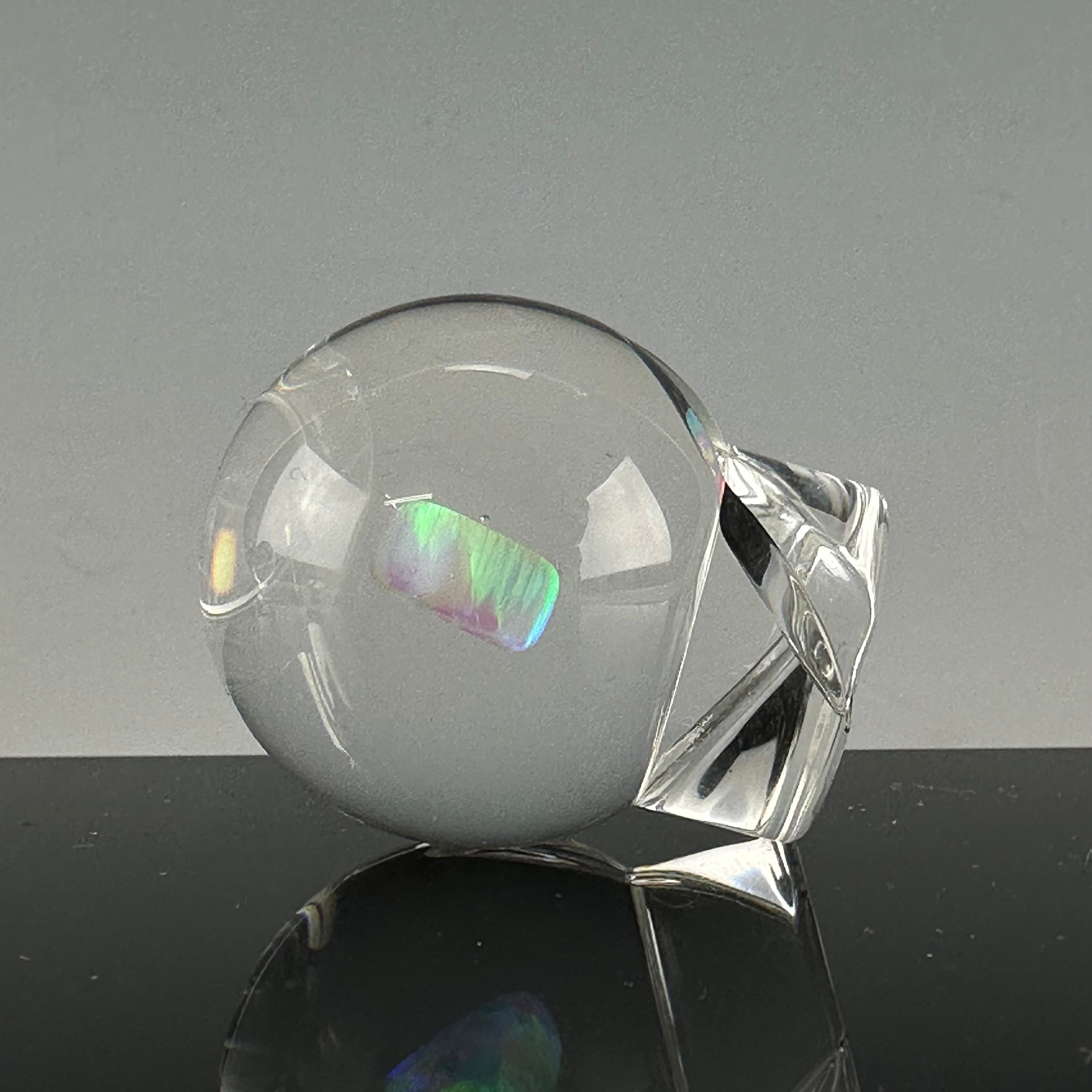 Encased Opal Glass Marble Spinner Cap by One Trick Pony
