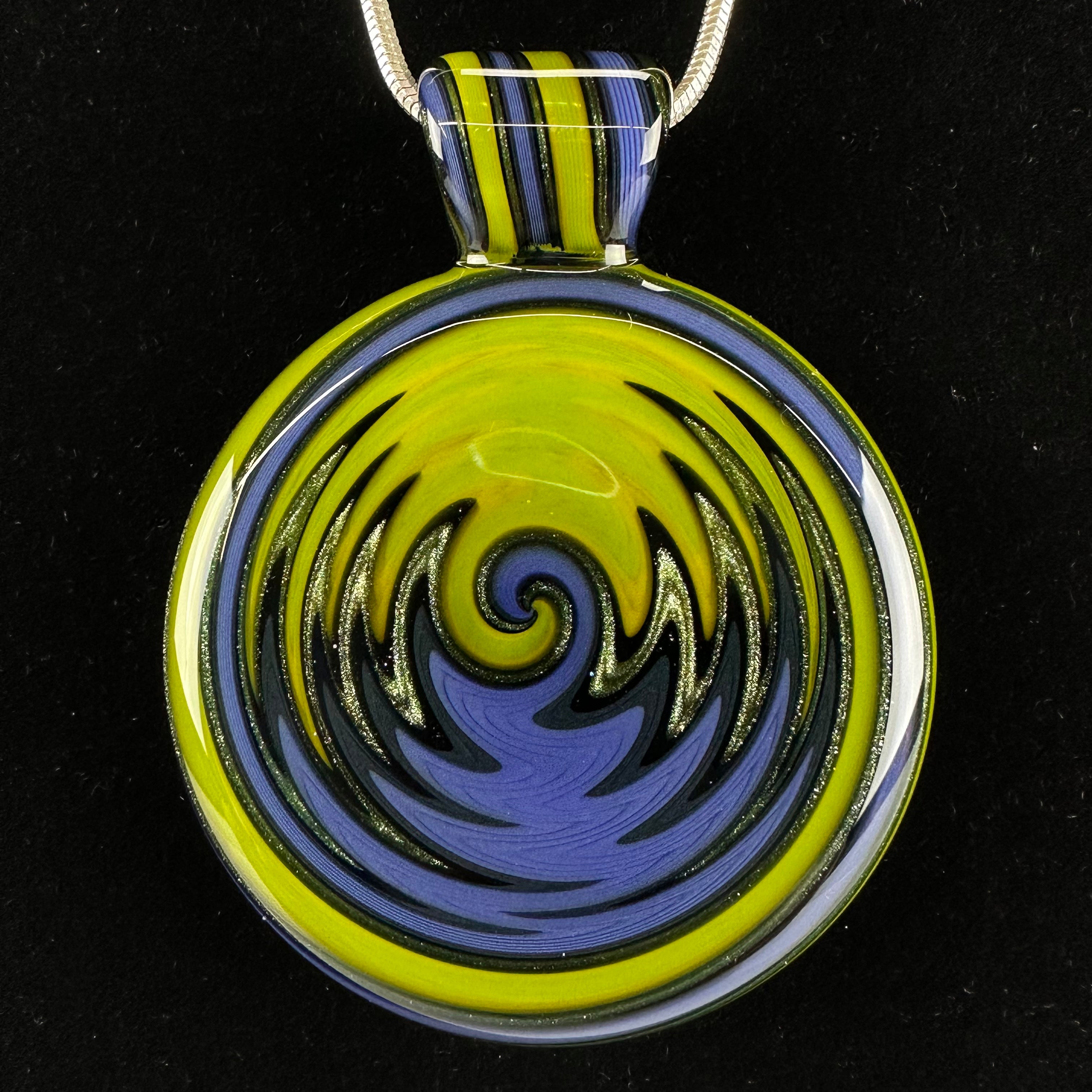 Wig Wag Pendant by Vigil Glass