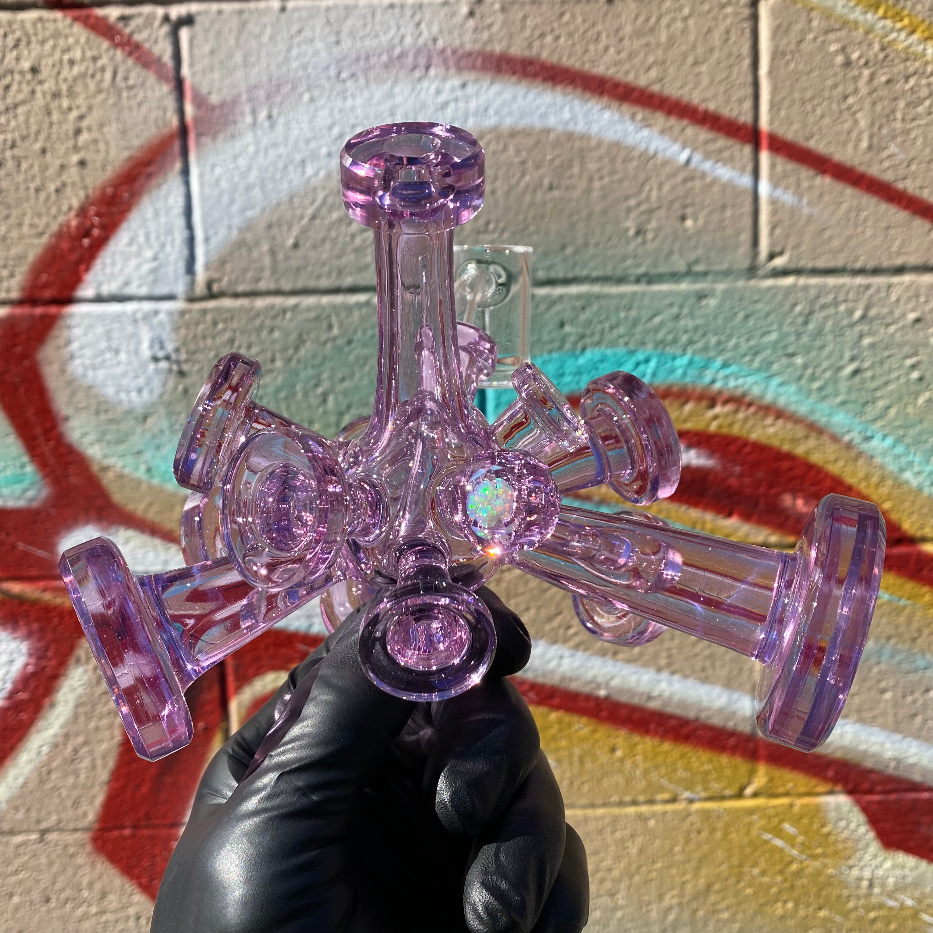 "Rose Quartz" Spore Rig by Jmass Glass