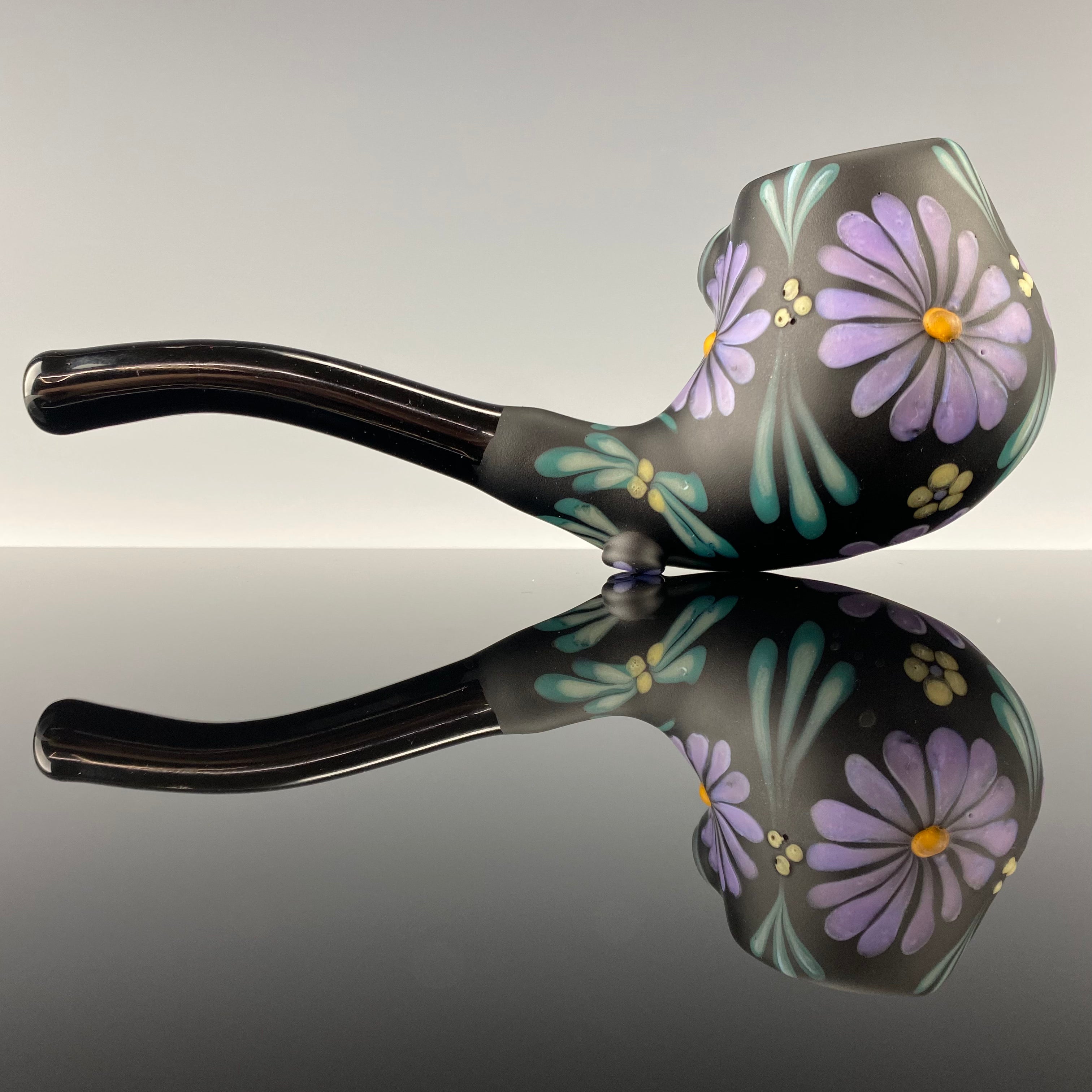 Purple "Floral" Sherlock by Sarita Glass