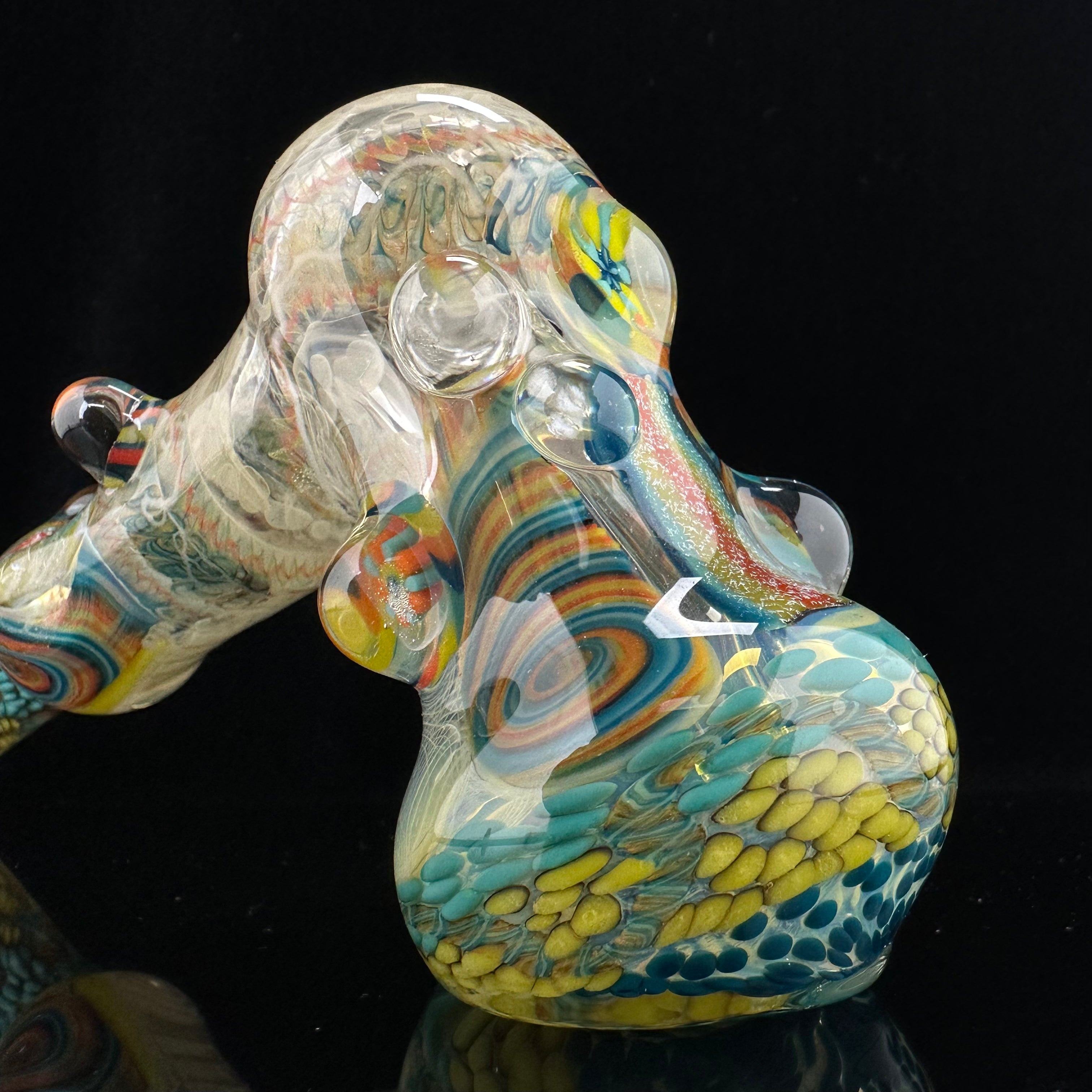 "Chaos" Tech Hammer Bubbler by Glassberrycupcake