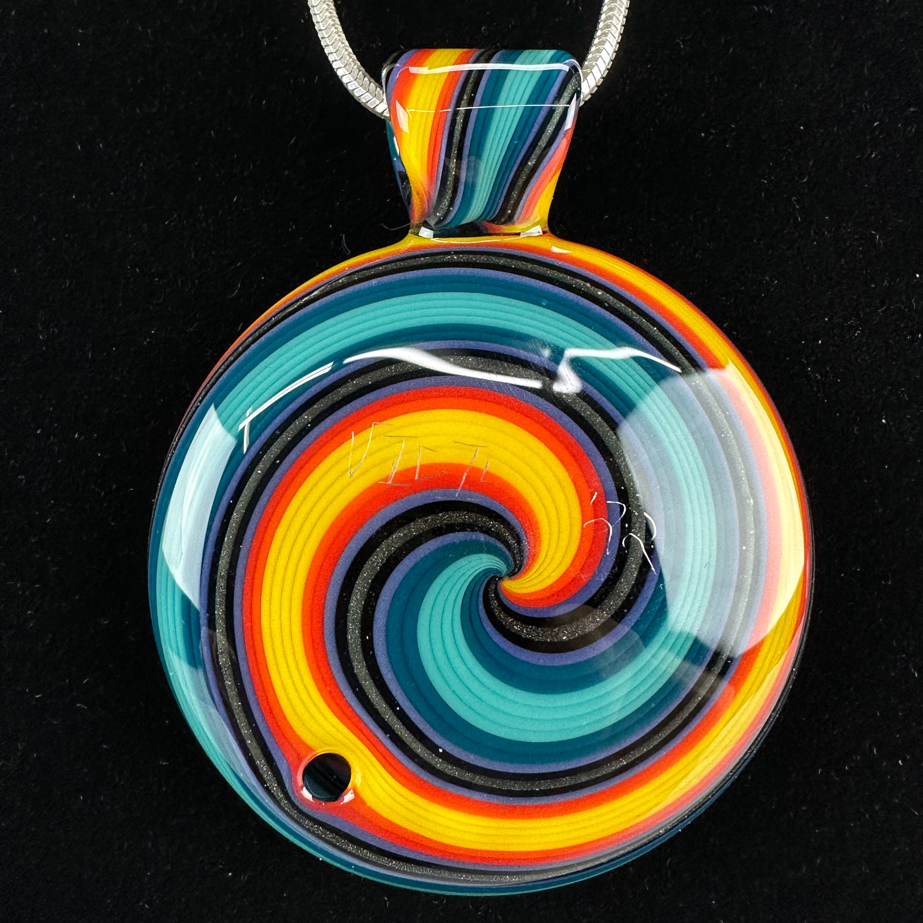 Wig Wag Pendant by Vigil Glass