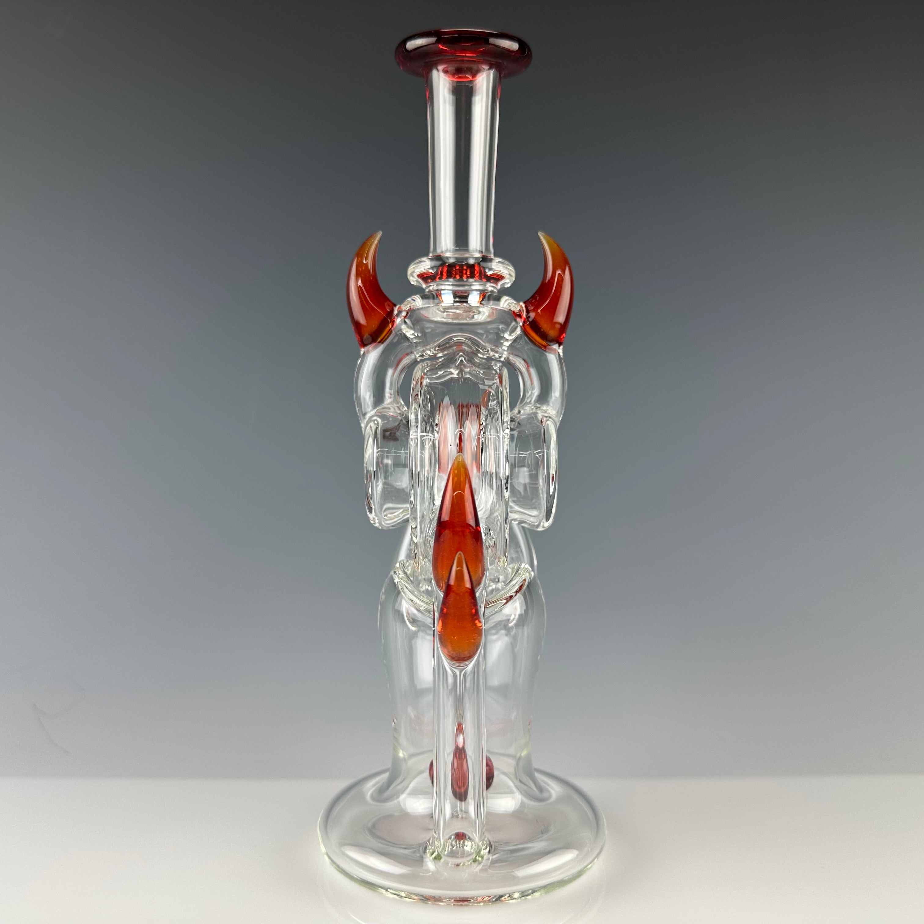 "Ruby Slippers (Over) Lemon Drop w/ Pomegranate accents" Deluxe "Spoolcycler" Vertical Recycler by Dohn Joe