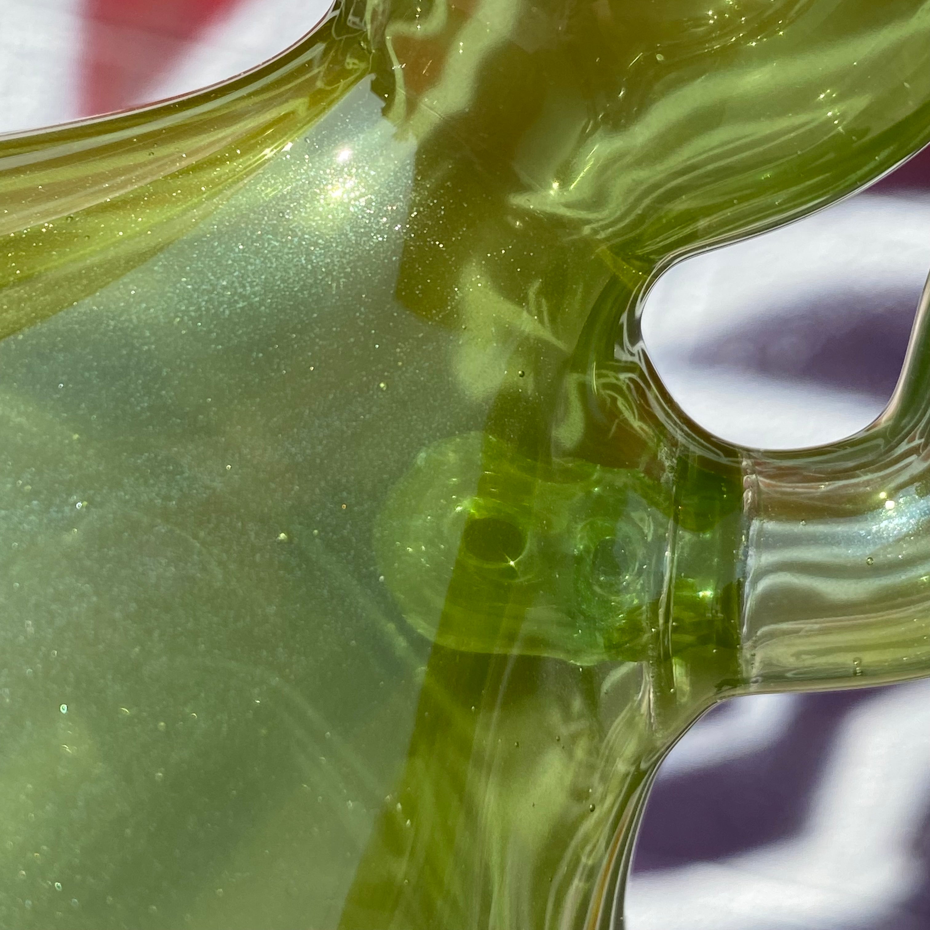 "Jungle Juice" Klein Recycler by Blob Glass