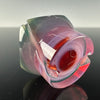 "Multicolor" *Faceted* (30mm) Glass Marble Spinner Cap by One Trick Pony