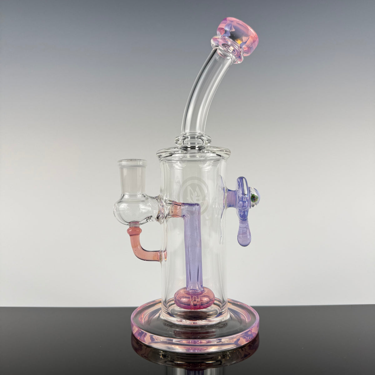 "Pink Slyme & Karmaline" Wig Wag Showerhead Rig by OJ Flame