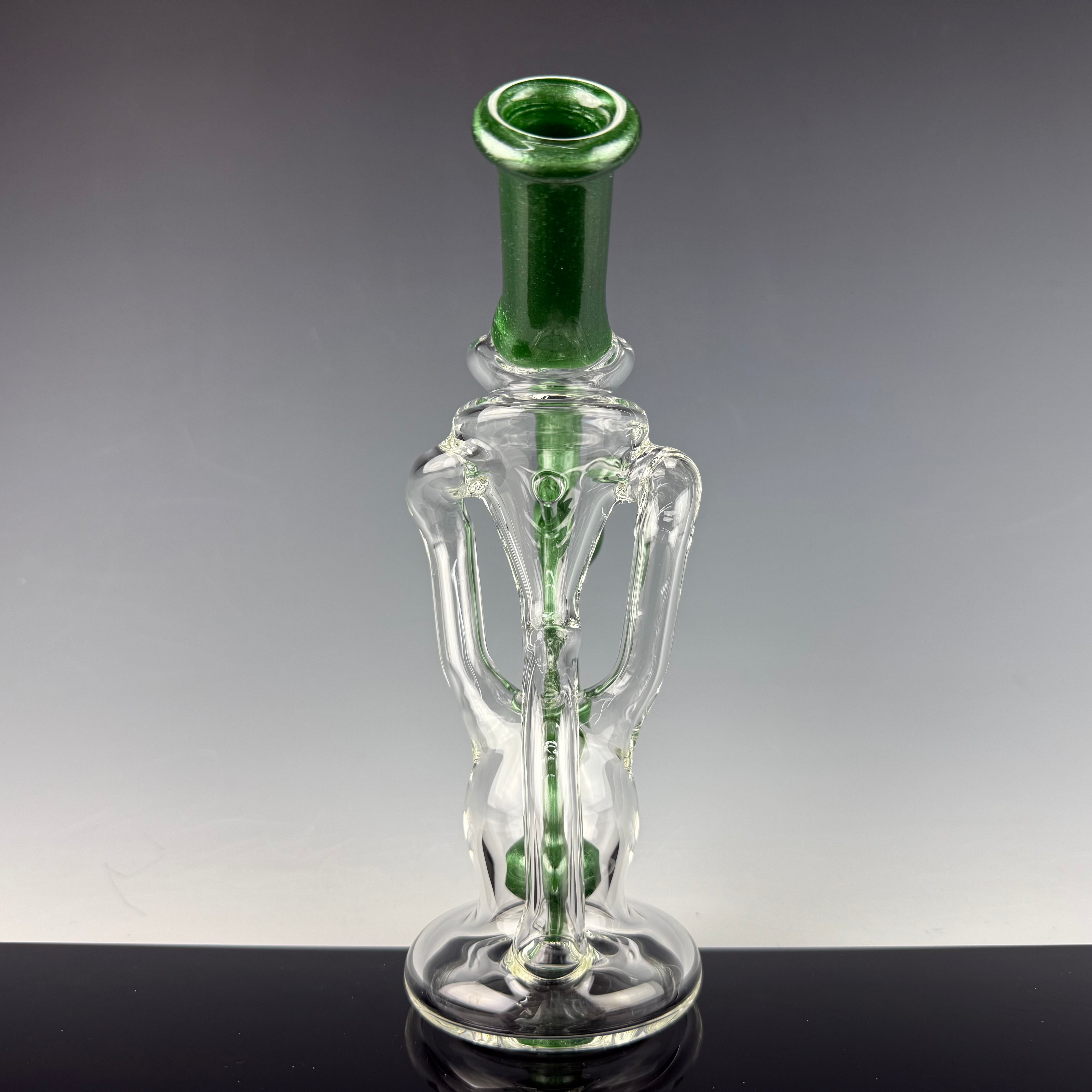 "Mighty Moss" Dual Uptake Floating Recycler by N3rd Glass