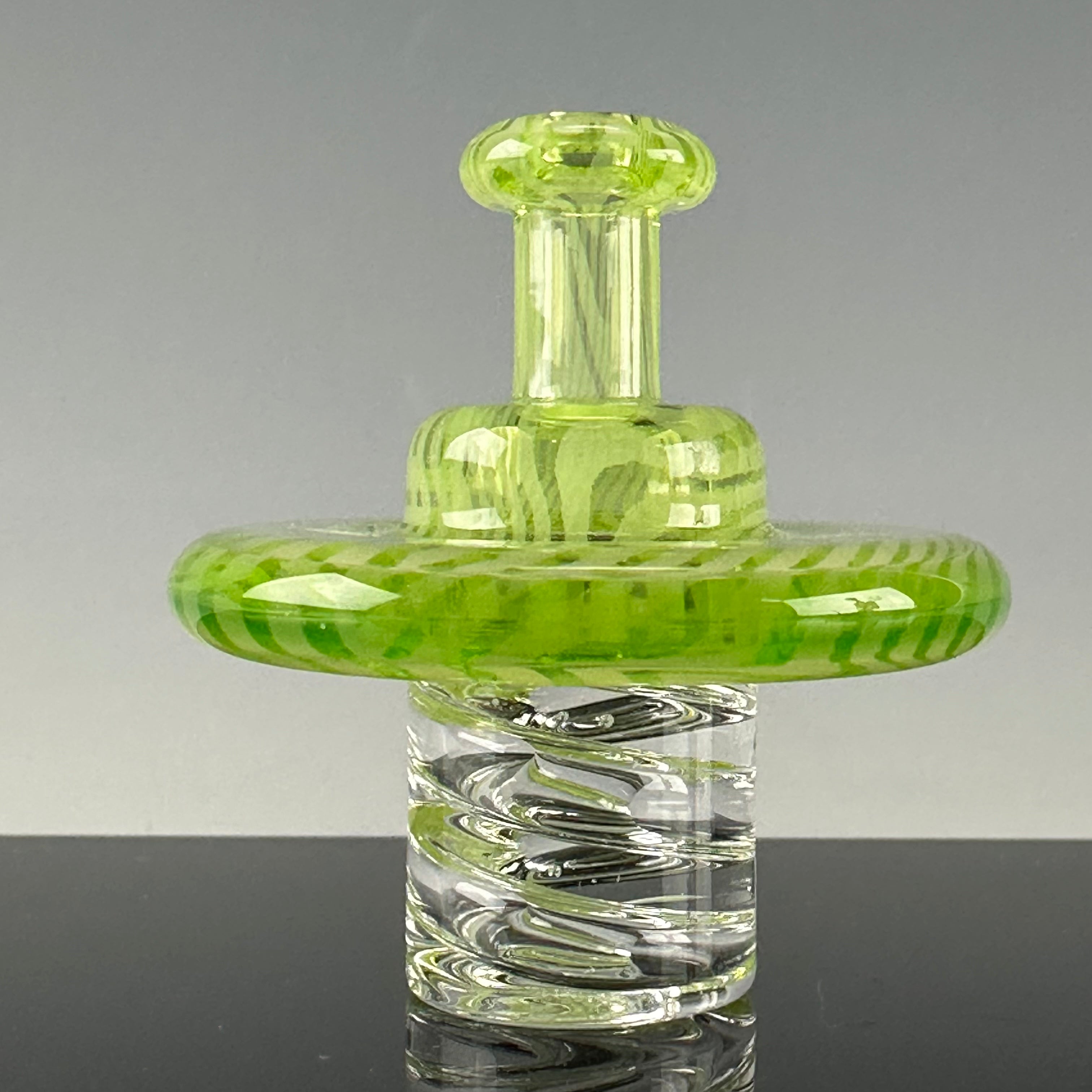 "Silver Fume over Lime Juice" Autospinner Carb Cap by El3ctroB