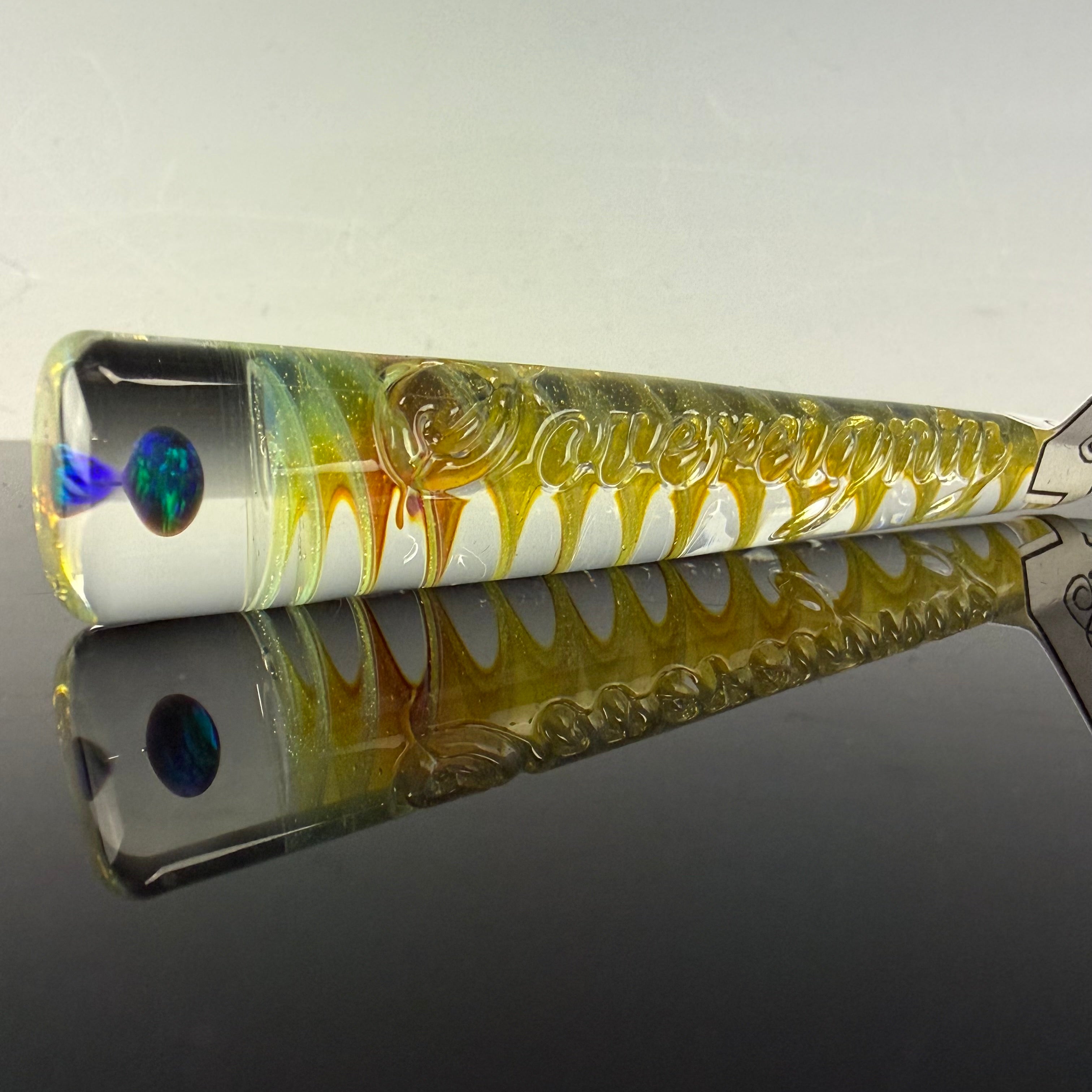 "Rick Moss" Opal Encased Bowl Poker by Sovereignty Glass
