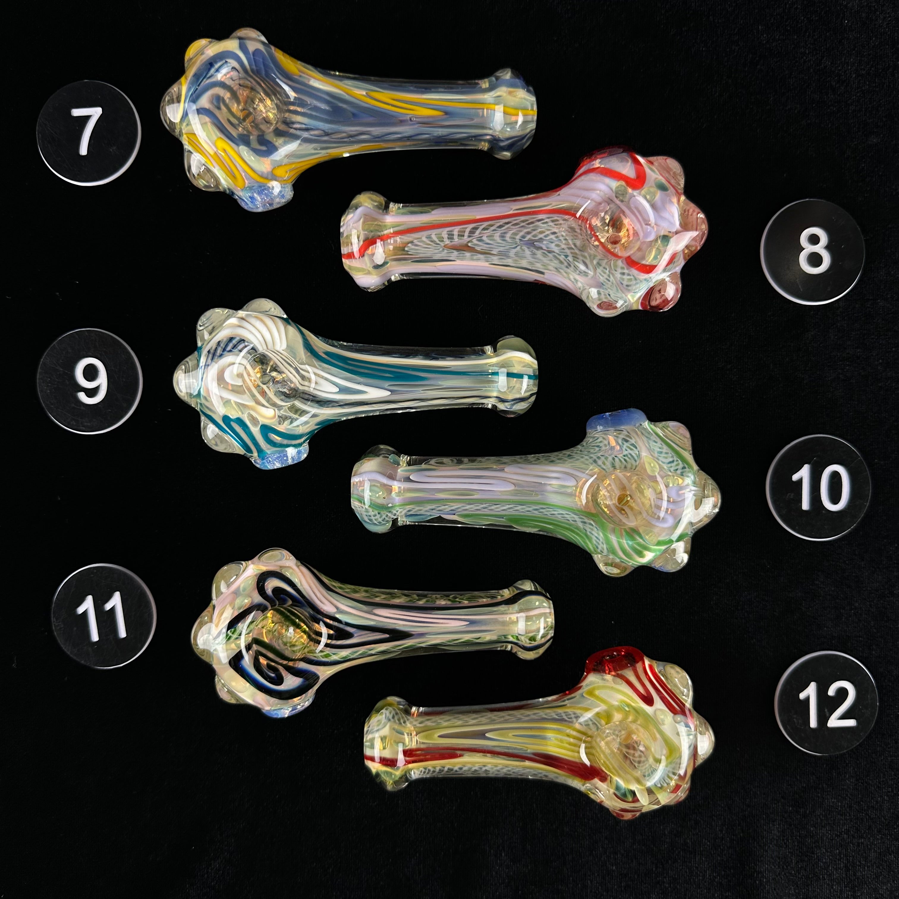 Inside Out Stringer Handpipe by Avalon Glass