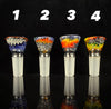 Worked 14mm 4 Hole Martini by KJH Glass