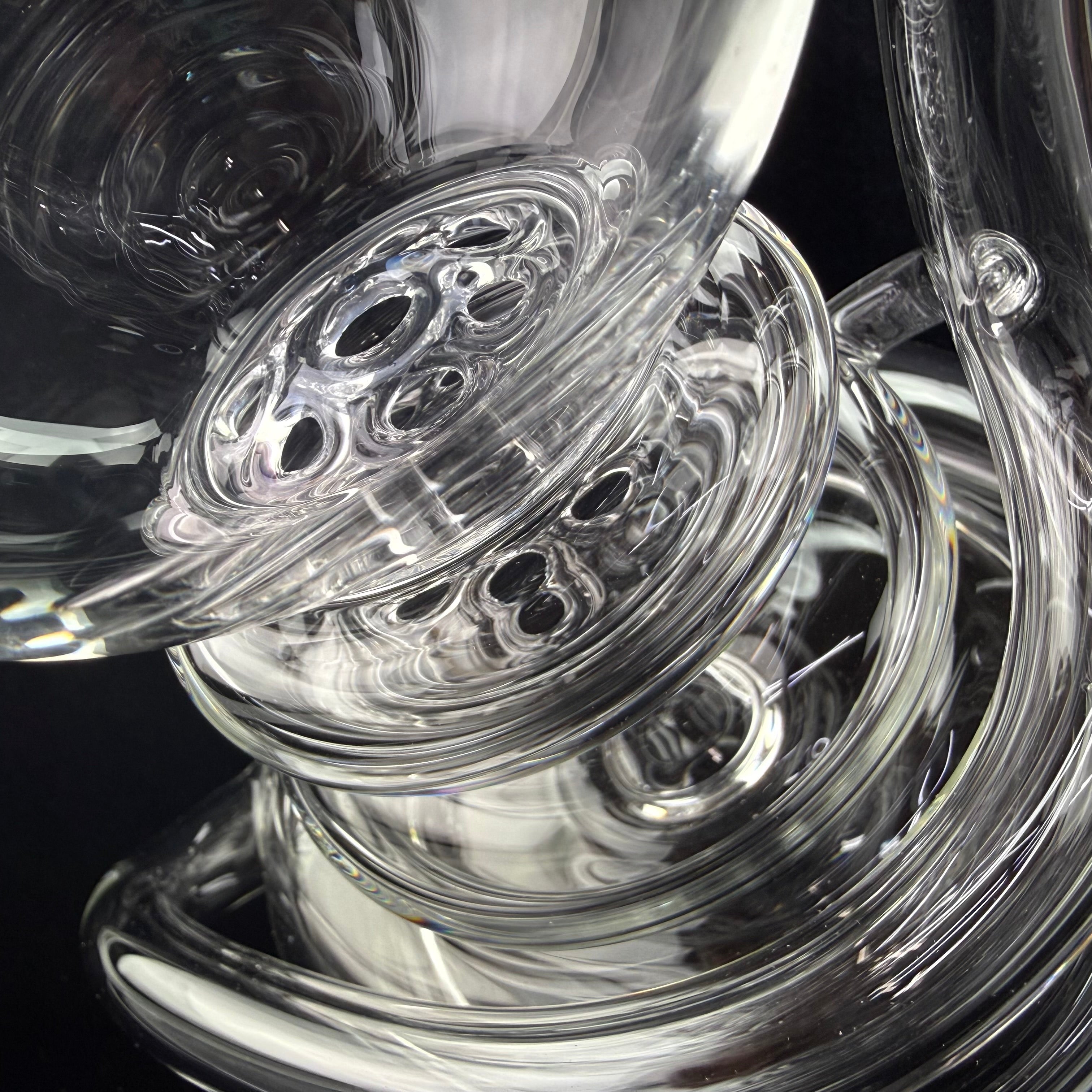 Medium "Flowerpot" Waterpipe W/ Slide by Mike Philpot