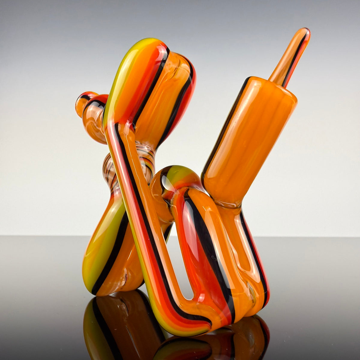 Multicolor "Mini" Recycling Balloon Dog by Blitzkriega