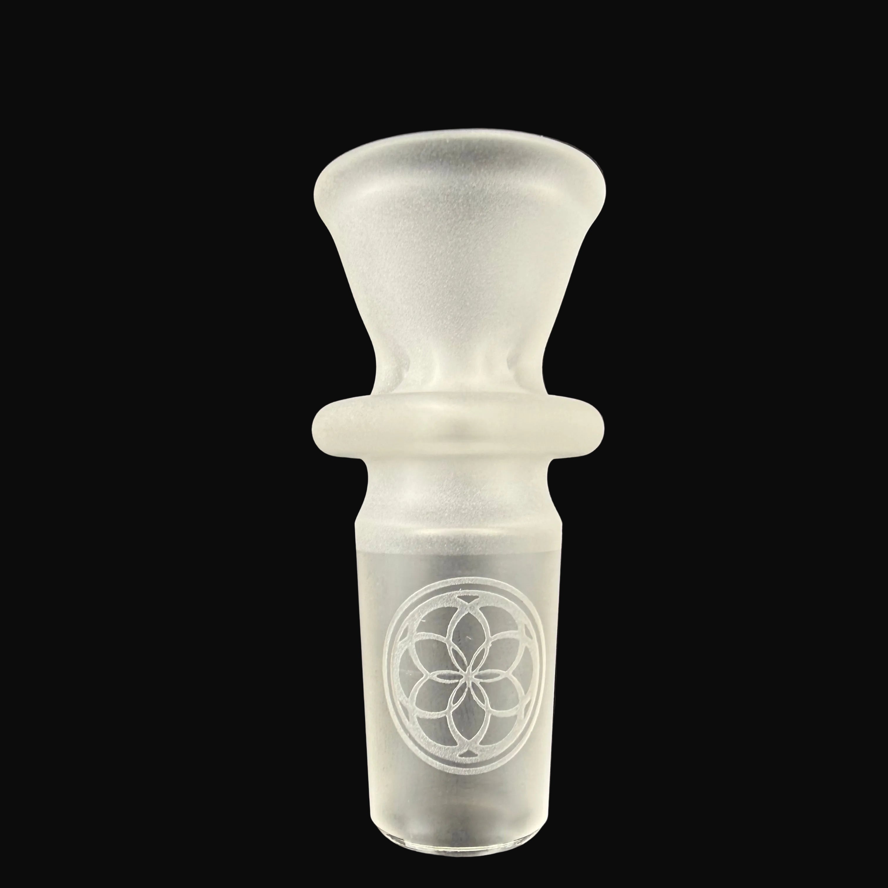 "Sacred G Etched" Dub Lace Sphere V3 by SOL Glassworks