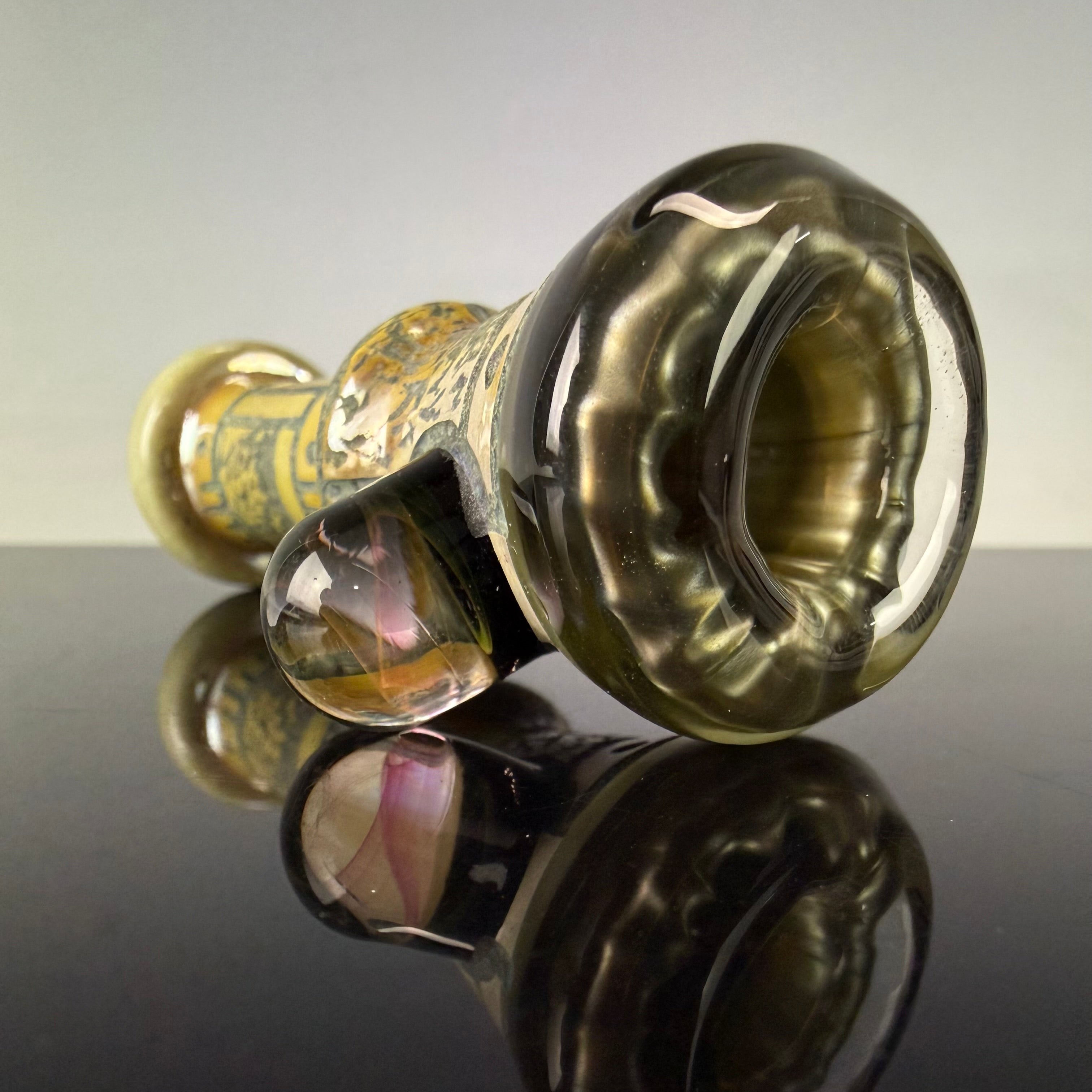 "Electrum" Handcarved Chillum by Corey Clark