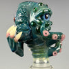 "Creature Slide" 14mm 3 Hole Slide by Salt Glass