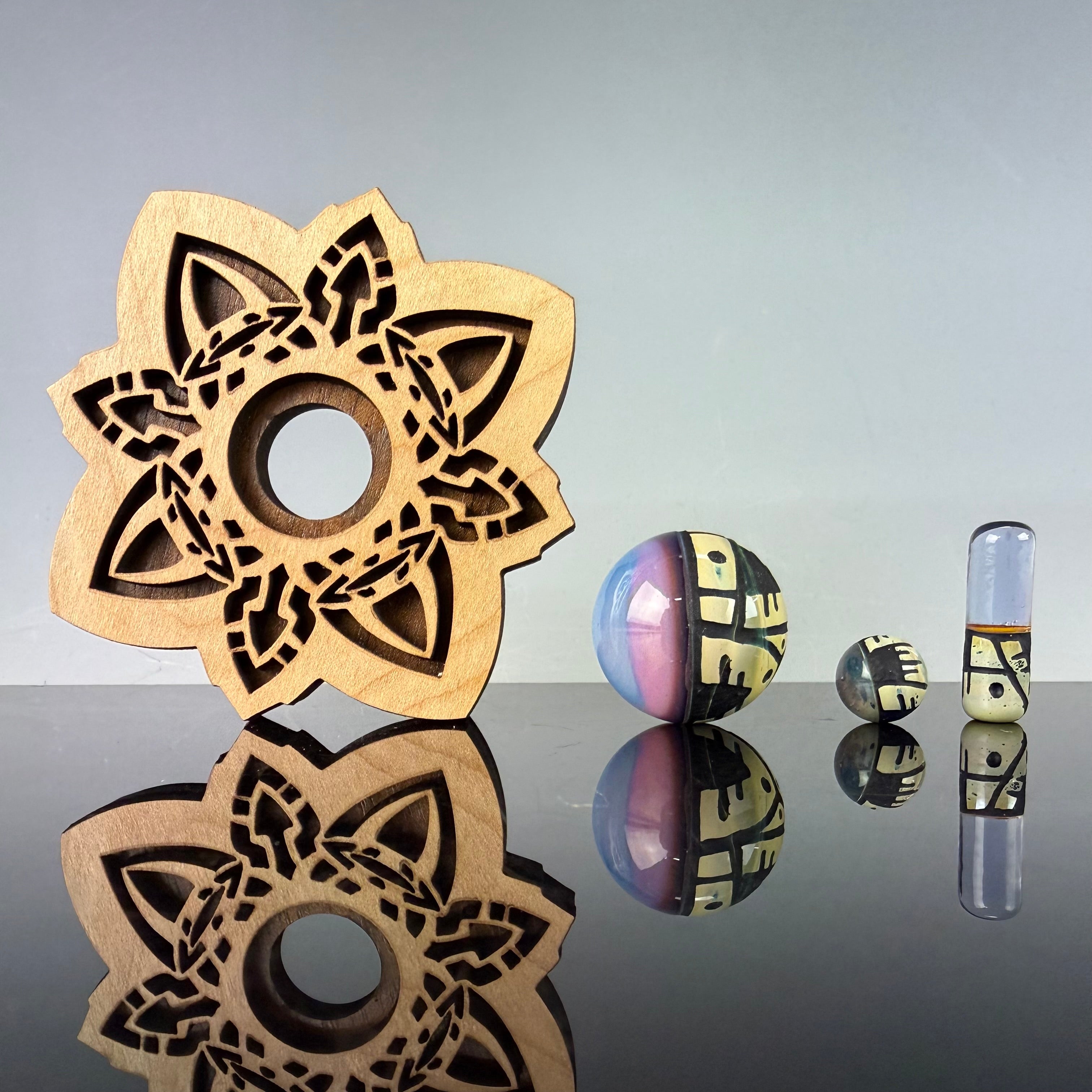 Color Accented 3 pc. Graal Slurper Set by Corey Clark