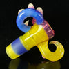 SPG X Salt 3 Hole 18mm Slide (Worked Joint) by Salt Glass