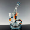 "Blue Stardust & Rainbow Dichro" Klein Incycler by OJ Flame
