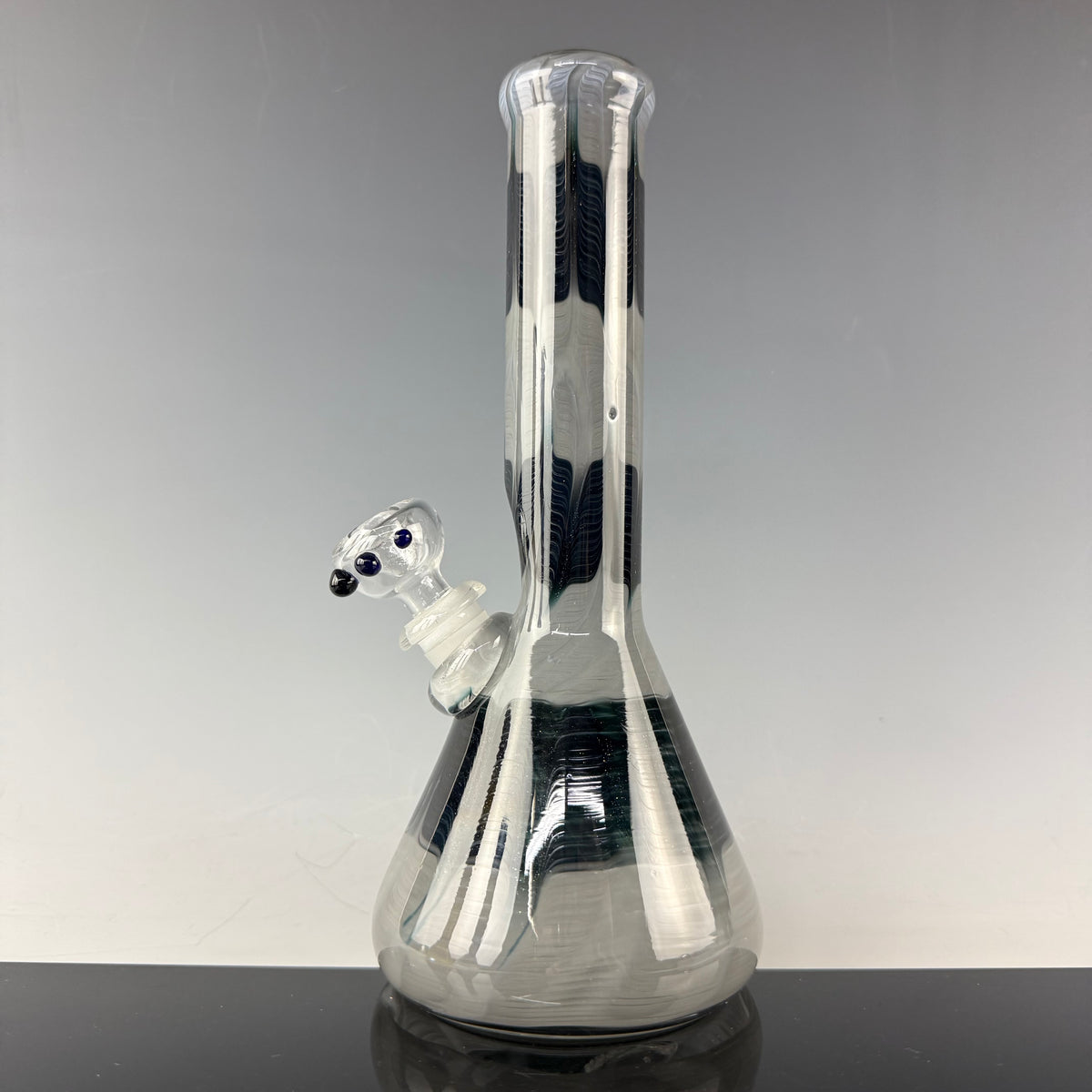 Full Color Surface Worked 32mm Waterpipe by Mary Jane's Glass