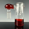 "Pomegranate" Accented 18mm 90 degree "Dewar" Dry Catcher by Rick Bird