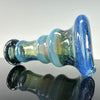 "Blue Slyme & Crushed Opal" Puffco Dry Top by Avalon Glass