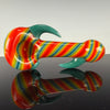 Full Color Horned Handpipe by Carsten Carlile