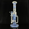 "Lucy Crushed Opal + Lucy (Over Mystique)" Full Color 25mm Recycler Waterpipe by Rye Deyer