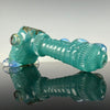 "Agua Azul, Electrum, Ghost" Hammer by Salt Glass