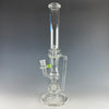 Inline Recycler Waterpipe by Studio V Glass