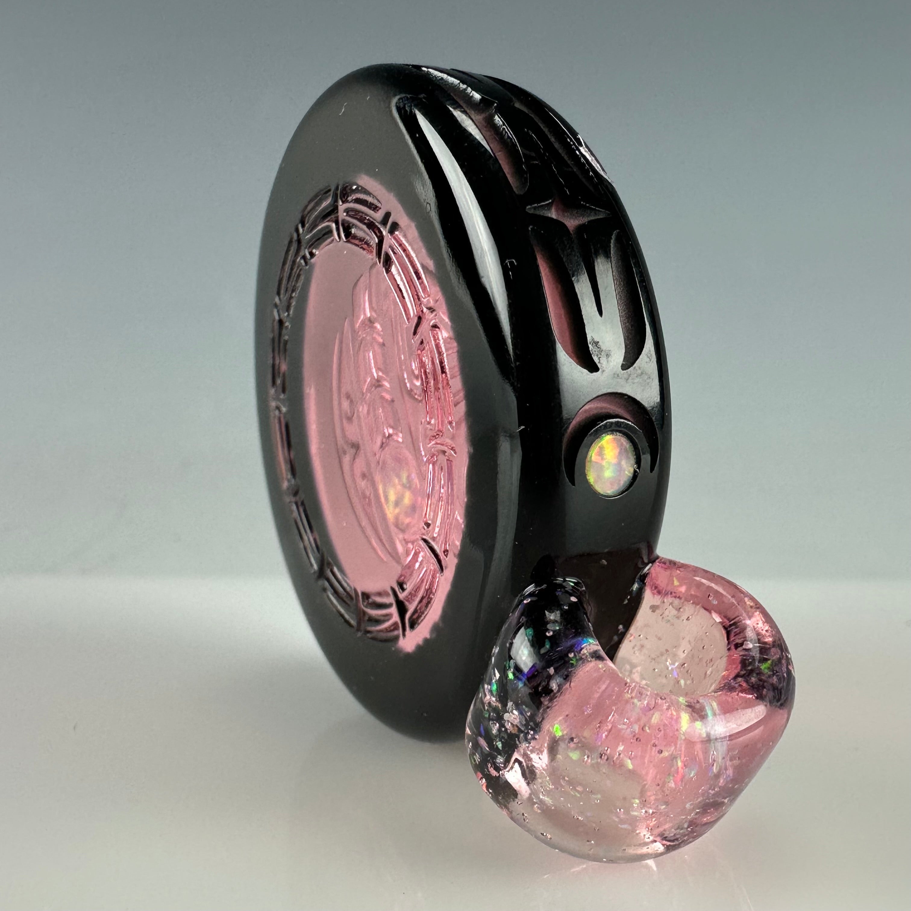 "Breathe" CFL Pendant by GlassMaze
