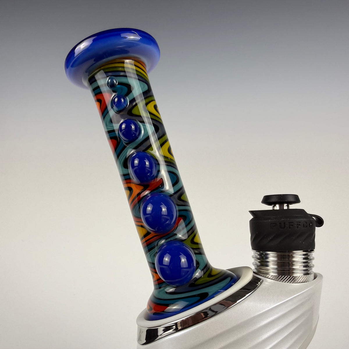 "Blue Cheese Wig Wag" Bumpy Puffco Dry Top by Carsten Carlile