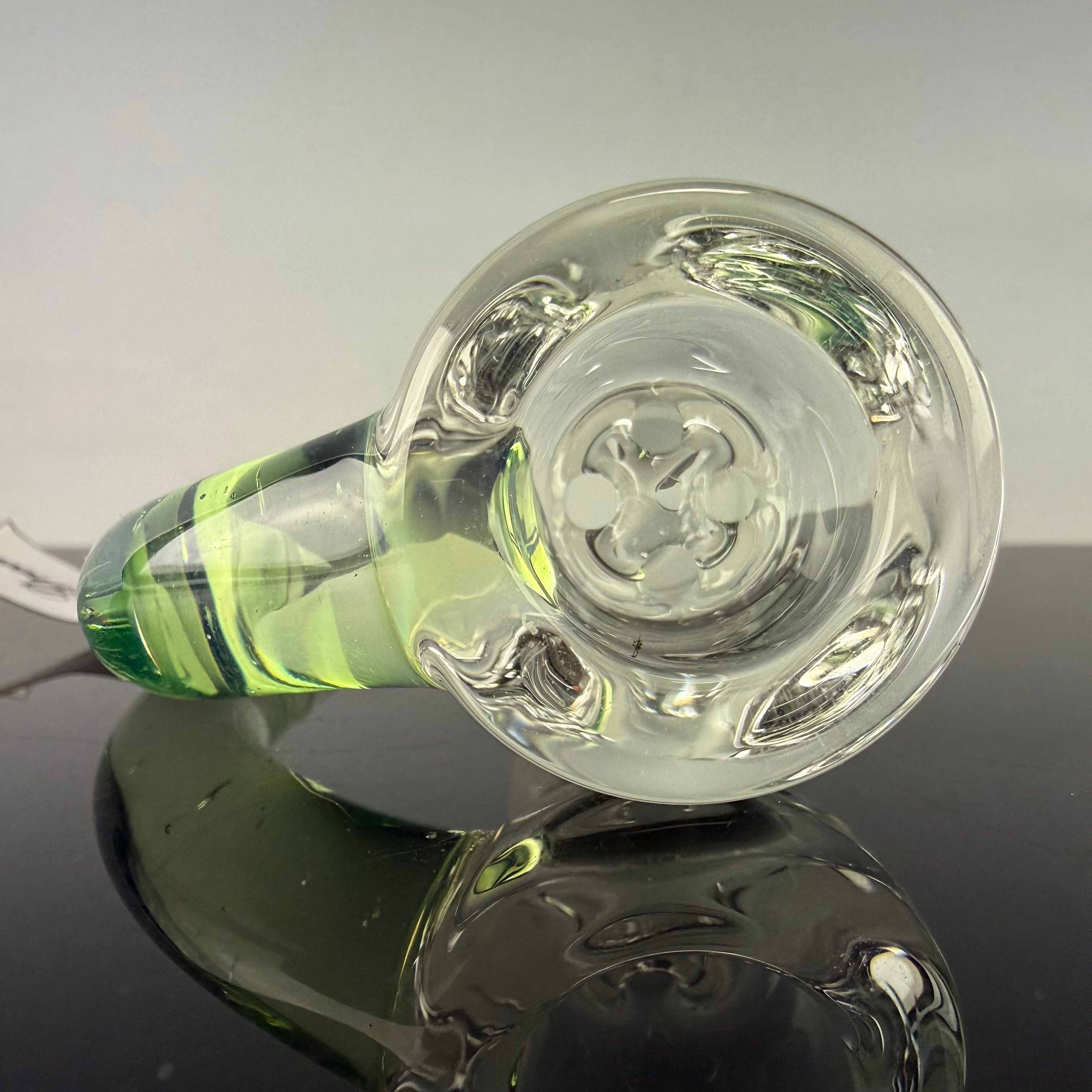 Partial Accent "Egyptian Green" 18mm Slide by Sovereignty Glass