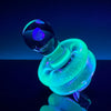 "Electric Coconut" UV Reactive Encased Opal Proxy Rockulus by One Trick Pony